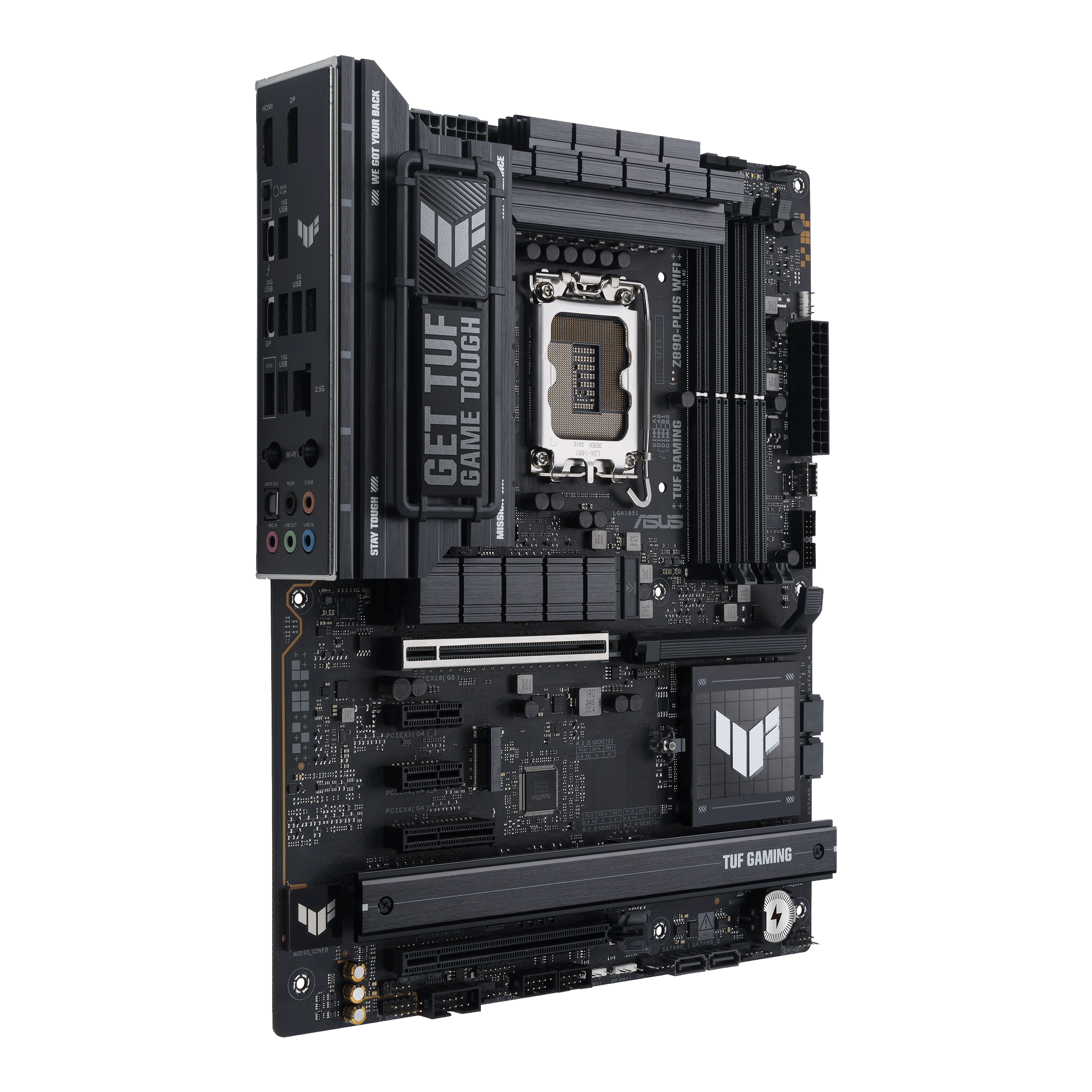 ASUS TUF Gaming Z890-Plus WiFi motherboard, socket LGA 1851, Intel Z890, ATX, DDR5