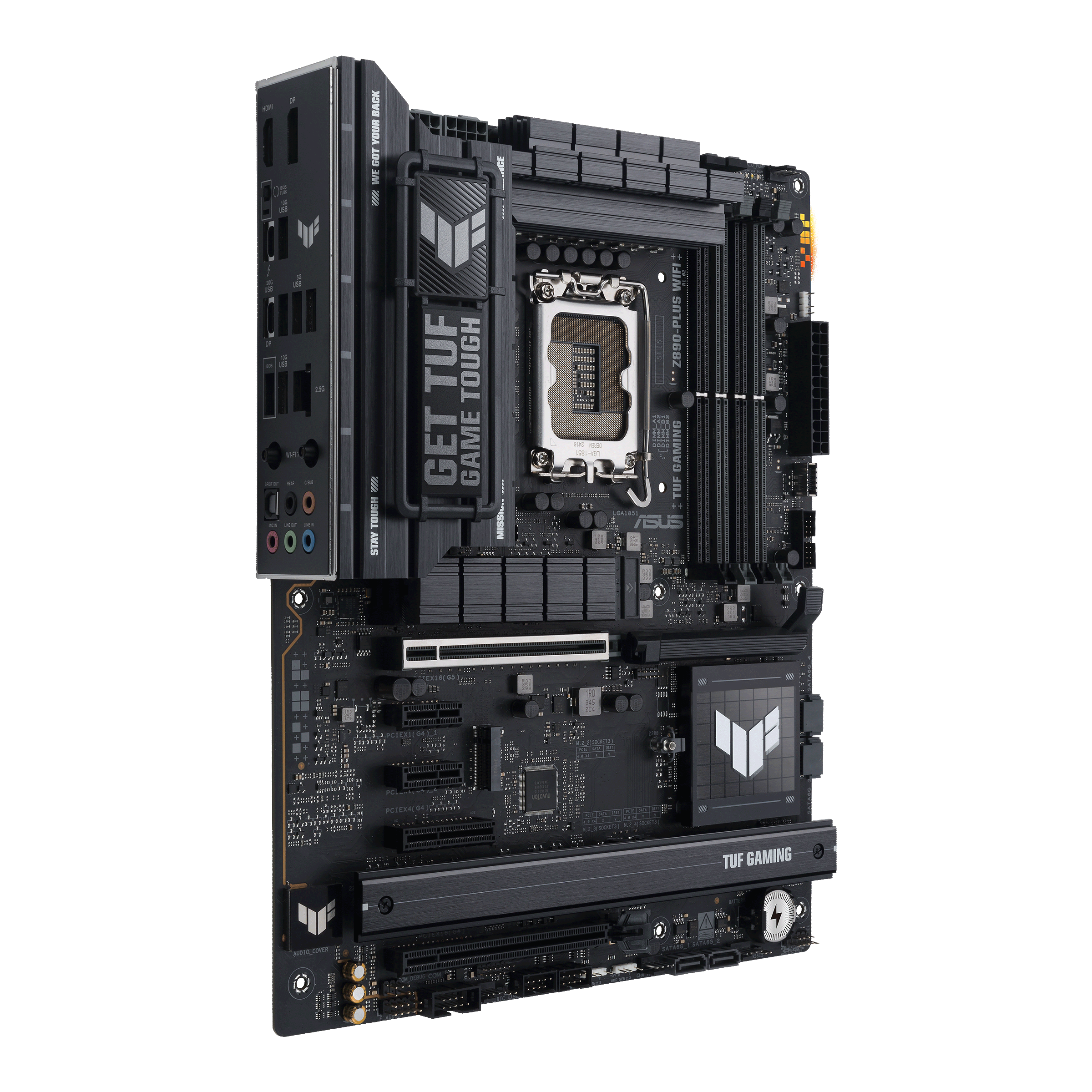 ASUS TUF Gaming Z890-Plus WiFi motherboard, socket LGA 1851, Intel Z890, ATX, DDR5