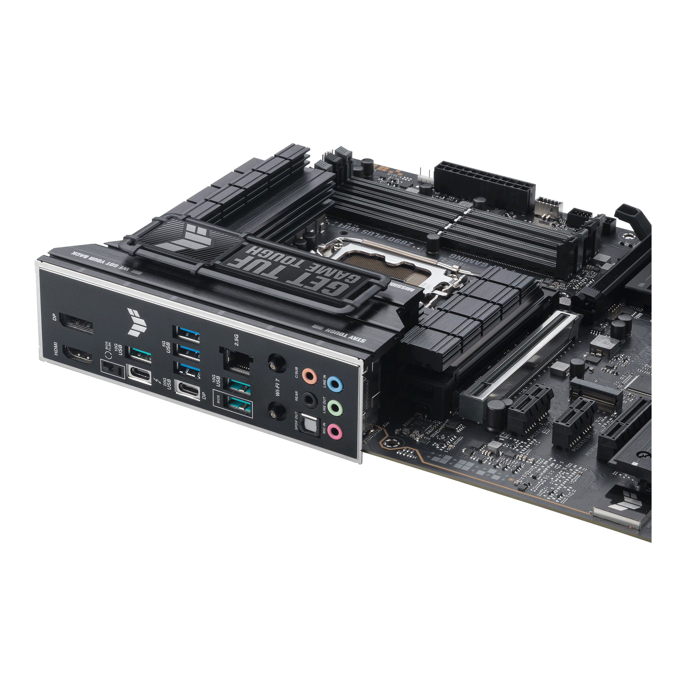 ASUS TUF Gaming Z890-Plus WiFi motherboard, socket LGA 1851, Intel Z890, ATX, DDR5