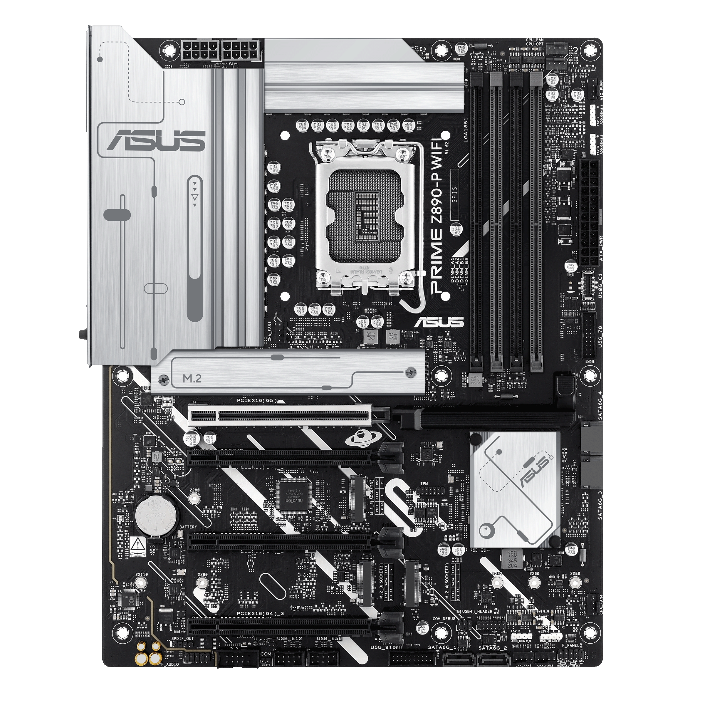 ASUS Prime Z890-P WiFi motherboard, socket LGA 1851, Intel Z890, ATX, DDR5