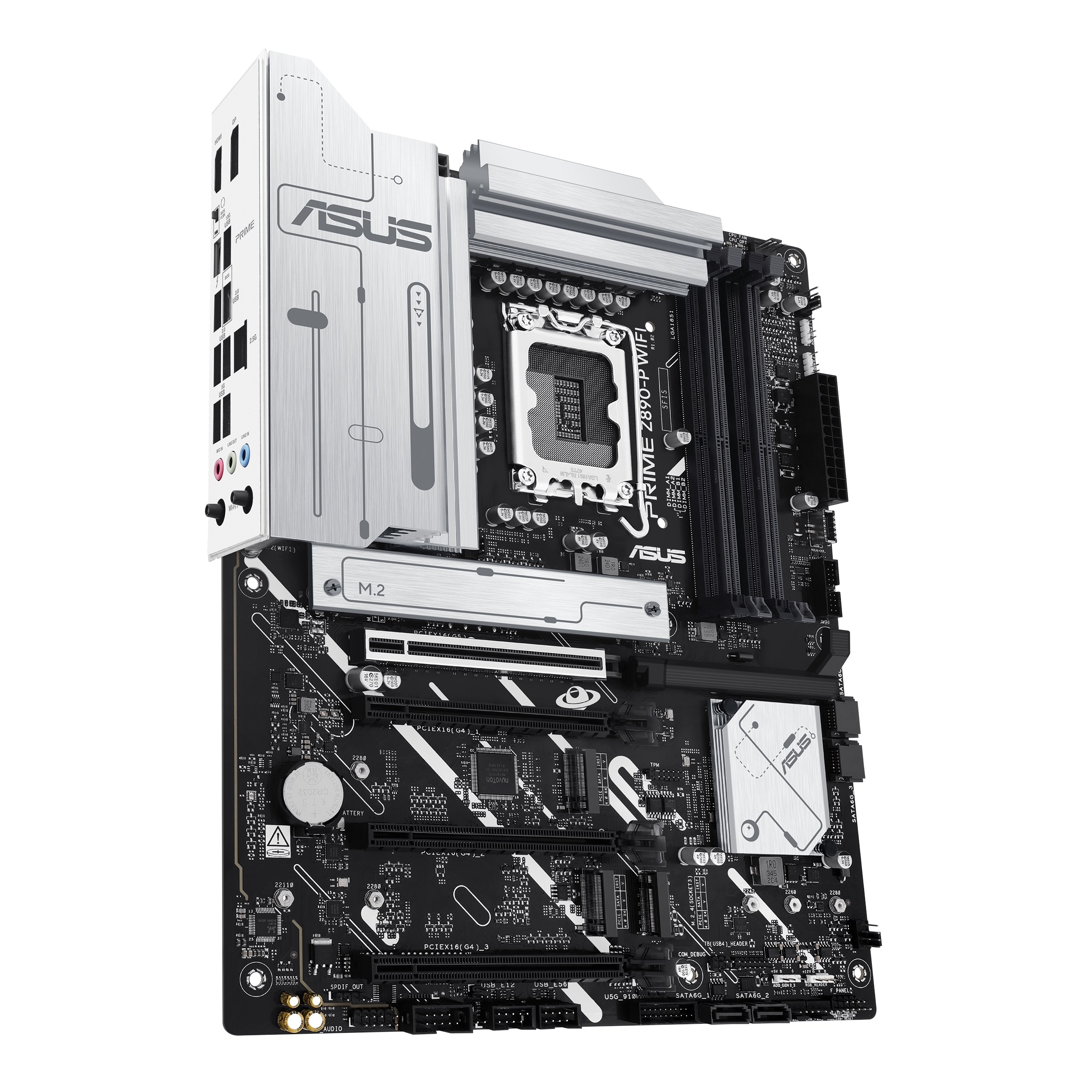 ASUS Prime Z890-P WiFi motherboard, socket LGA 1851, Intel Z890, ATX, DDR5