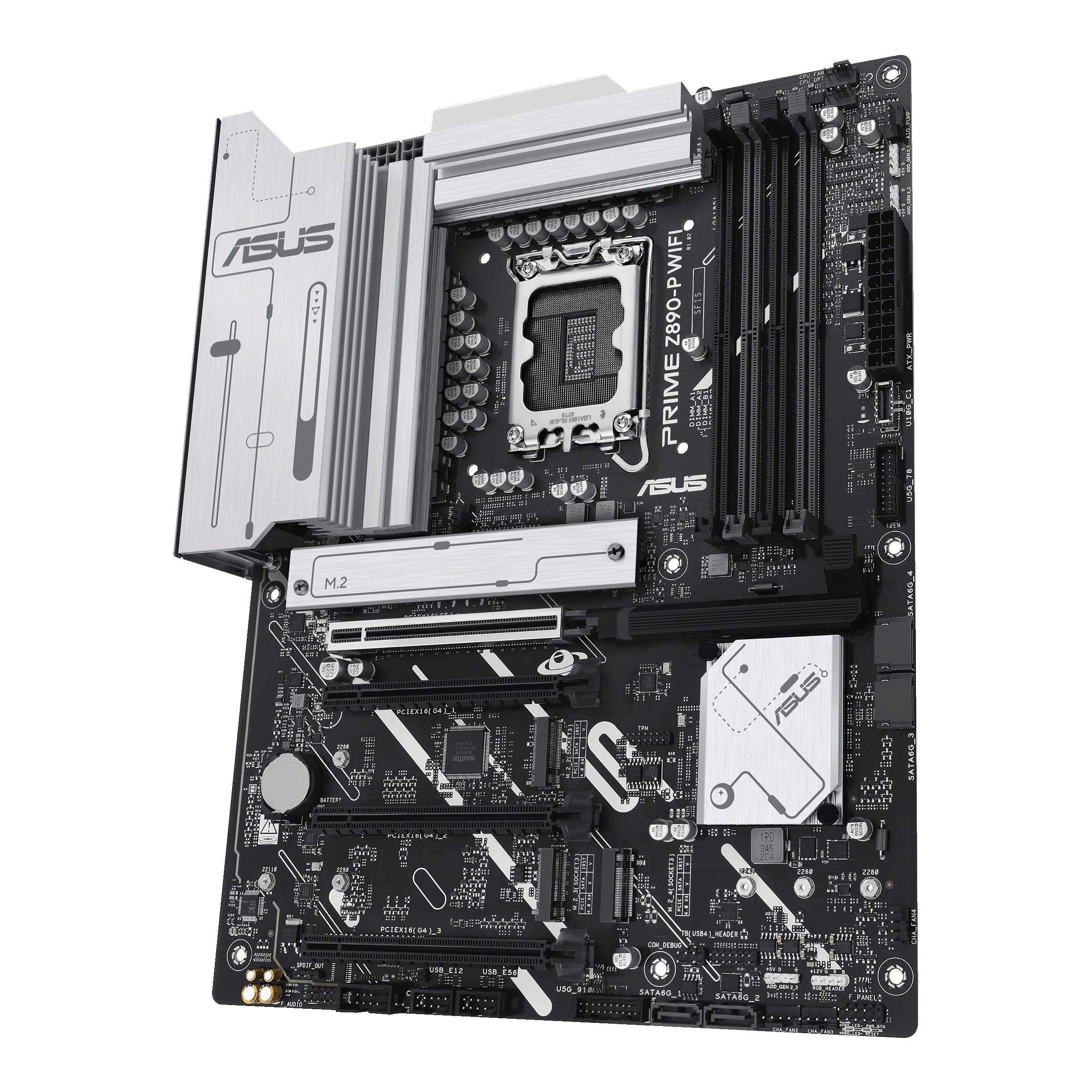 ASUS Prime Z890-P WiFi motherboard, socket LGA 1851, Intel Z890, ATX, DDR5