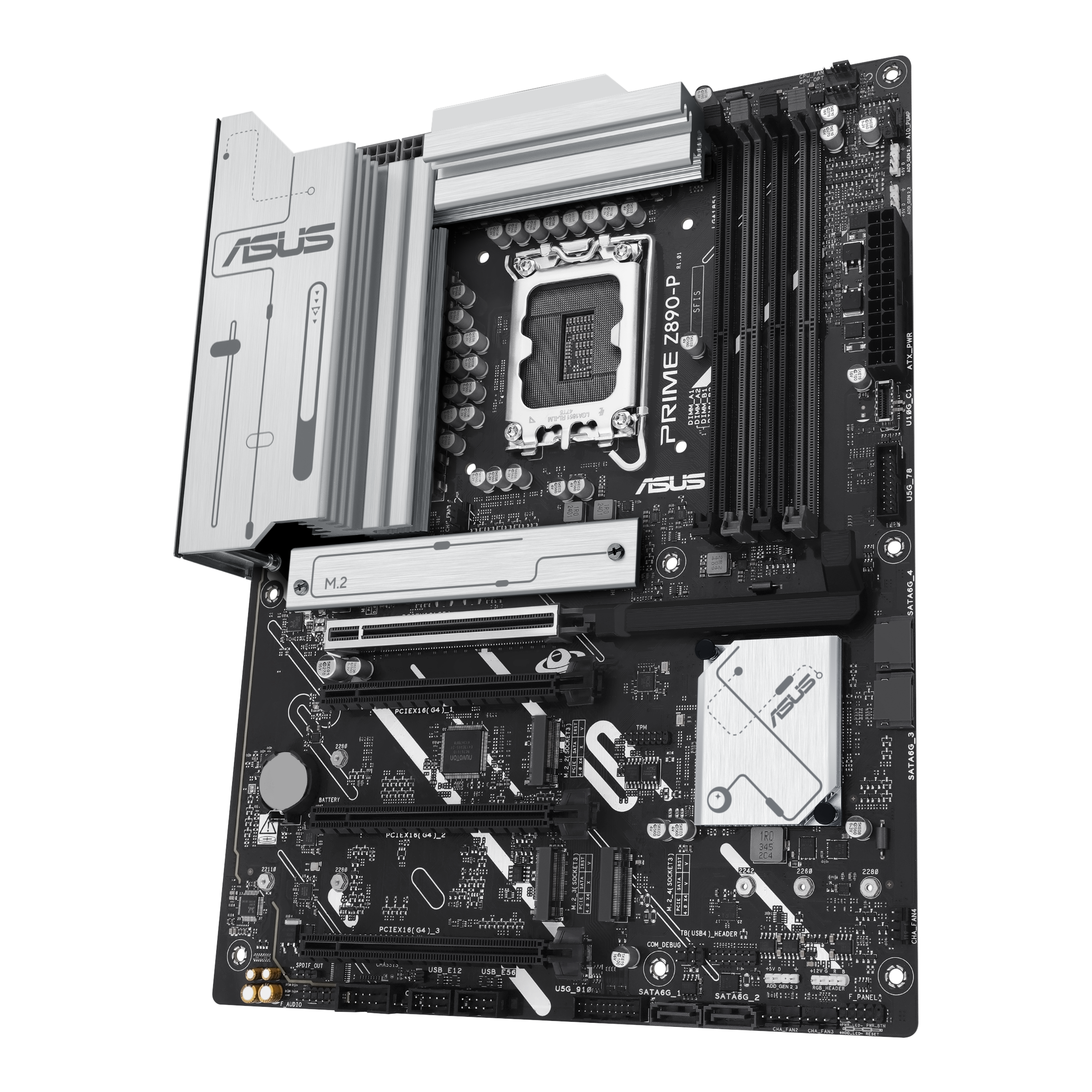 ASUS Prime Z890-P motherboard, socket LGA 1851, Intel Z890, ATX, DDR5