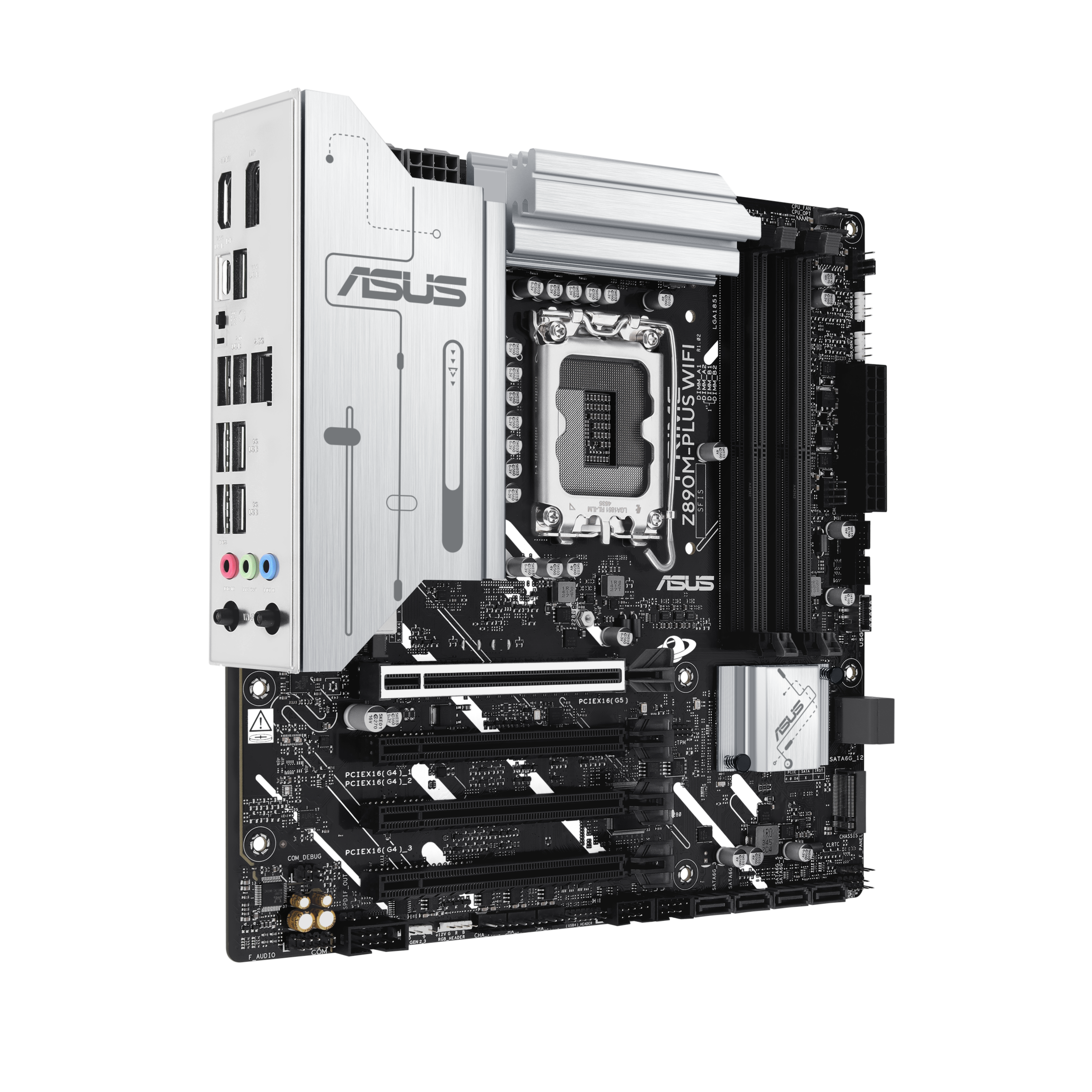 ASUS Prime Z890M Plus WiFi motherboard, socket LGA 1851, Intel Z890, mATX, DDR5