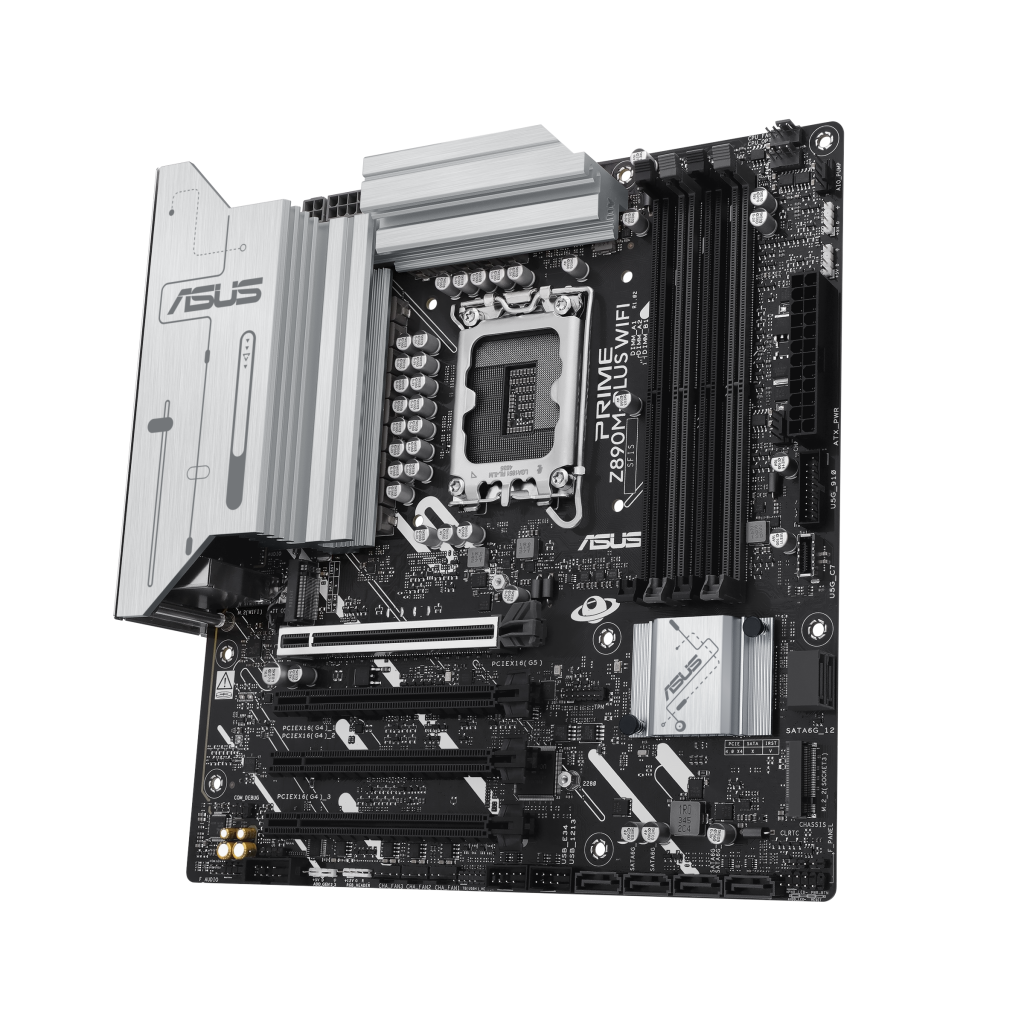 ASUS Prime Z890M Plus WiFi motherboard, socket LGA 1851, Intel Z890, mATX, DDR5