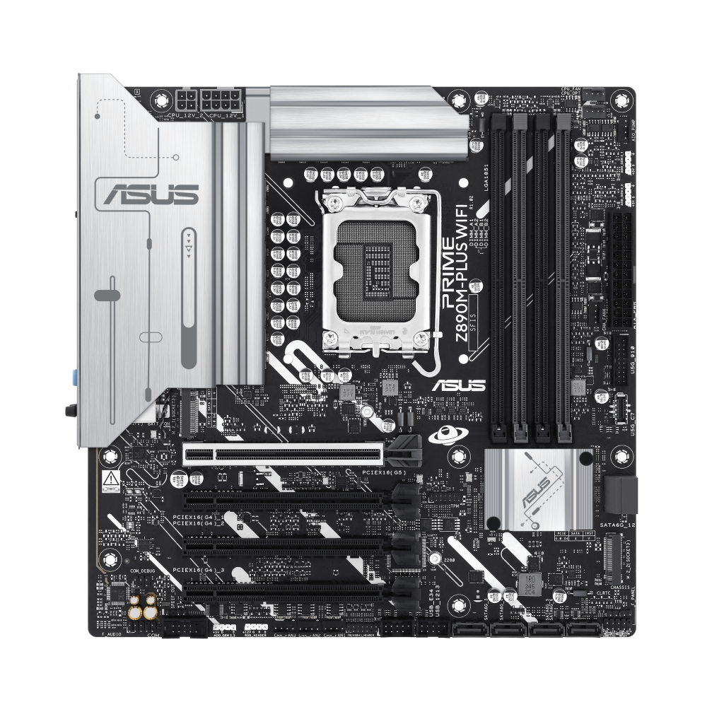 ASUS Prime Z890M Plus WiFi motherboard, socket LGA 1851, Intel Z890, mATX, DDR5