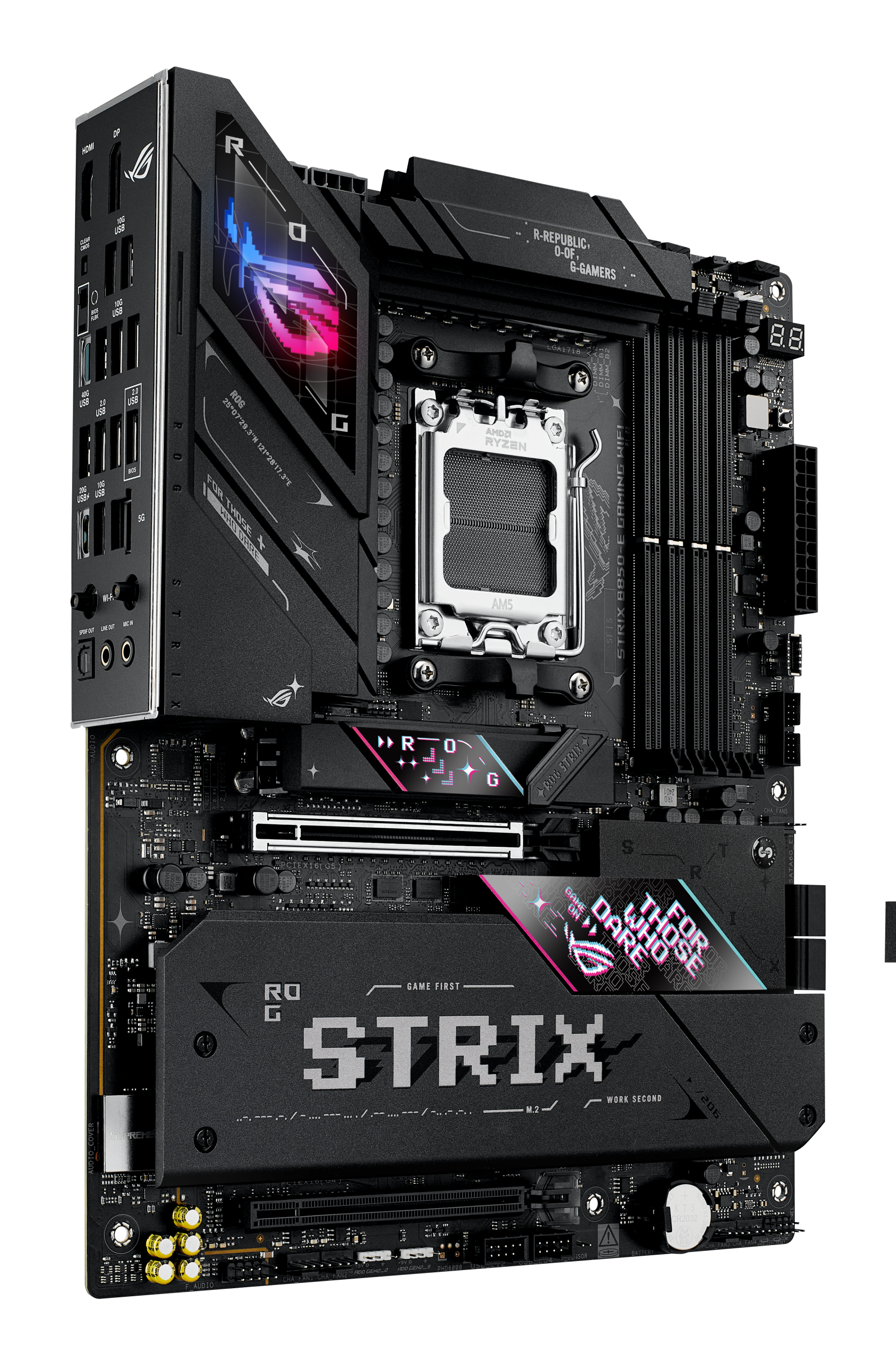 ASUS ROG STRIX B850-E Gaming WiFi motherboard, socket AM5, AMD B850, ATX, DDR5