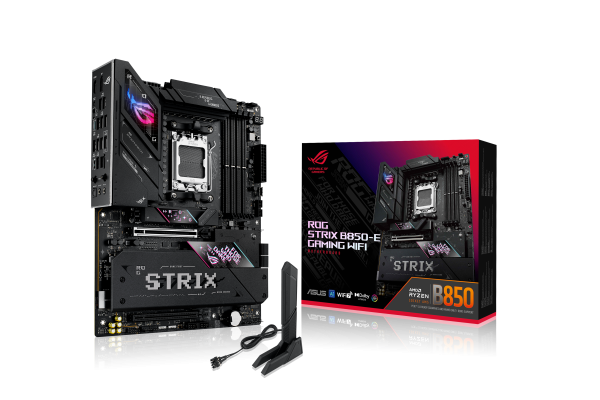 ASUS ROG STRIX B850-E Gaming WiFi motherboard, socket AM5, AMD B850, ATX, DDR5