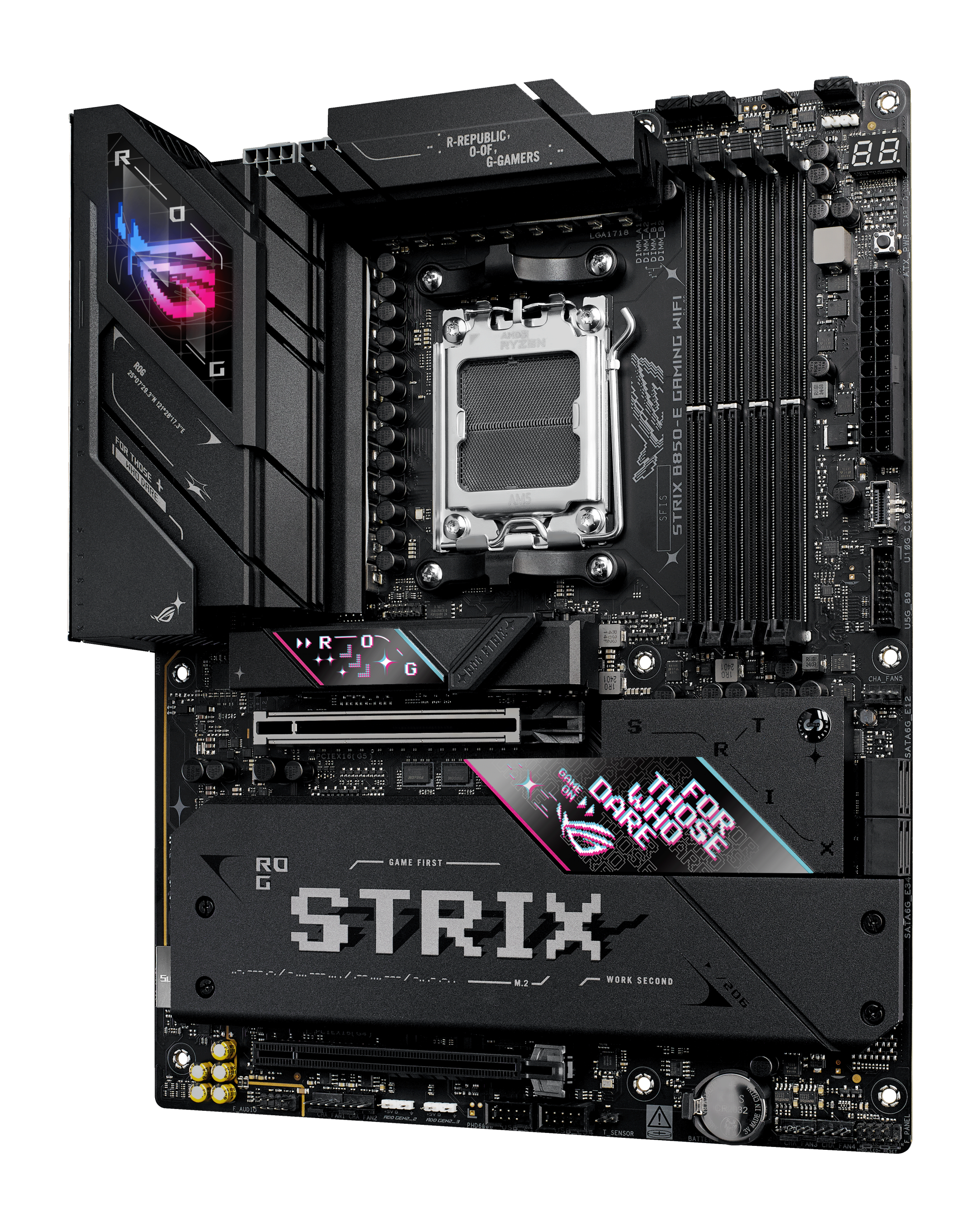 ASUS ROG STRIX B850-E Gaming WiFi motherboard, socket AM5, AMD B850, ATX, DDR5