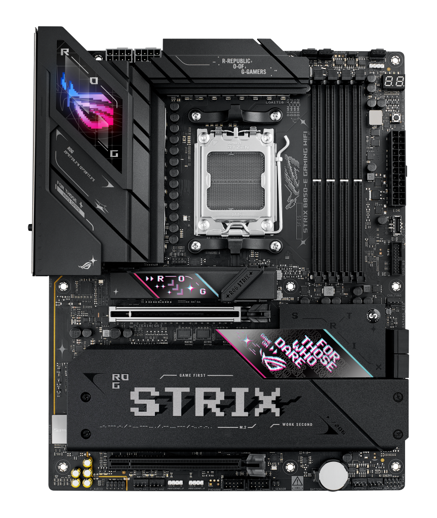 ASUS ROG STRIX B850-E Gaming WiFi motherboard, socket AM5, AMD B850, ATX, DDR5