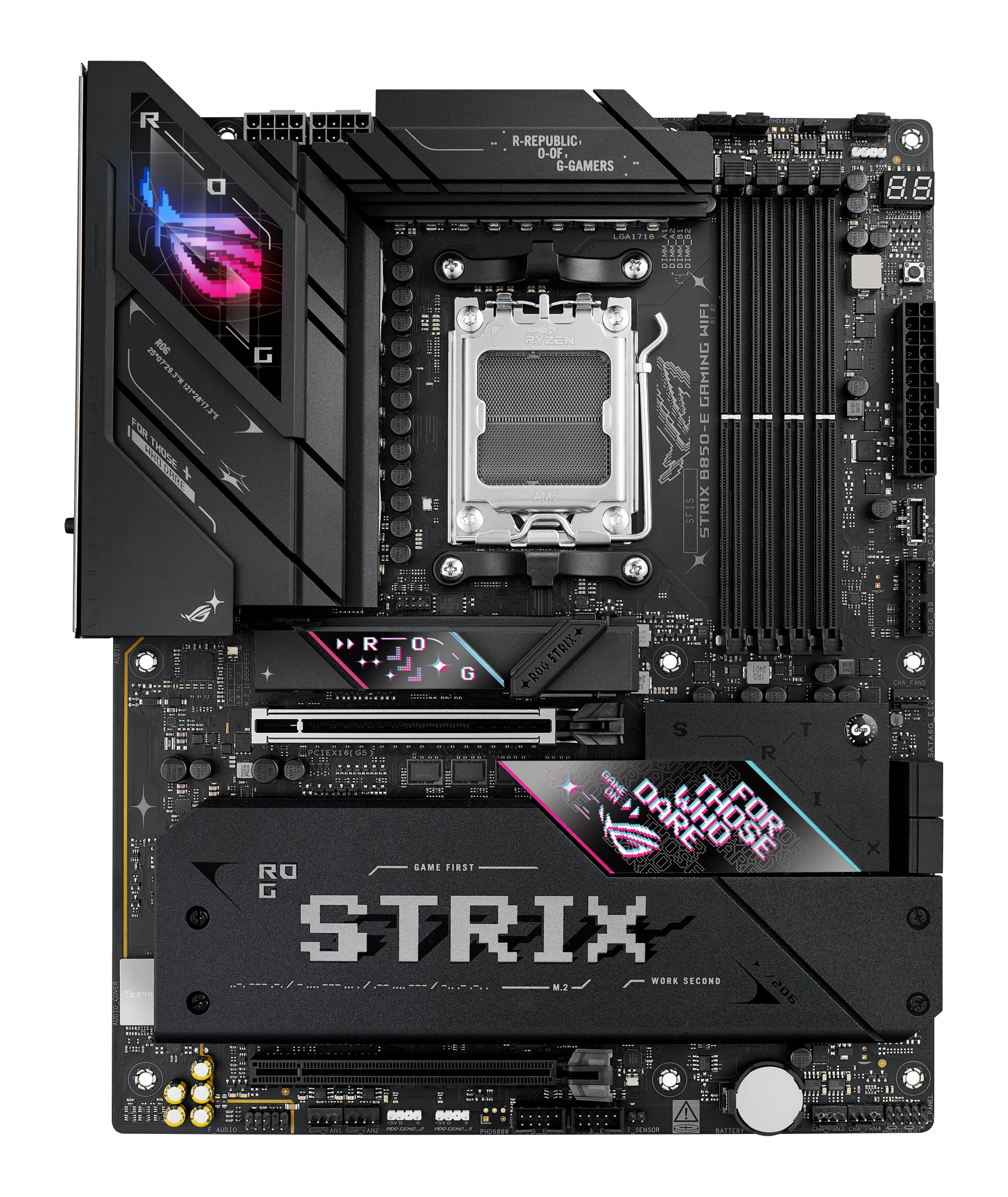 ASUS ROG STRIX B850-E Gaming WiFi motherboard, socket AM5, AMD B850, ATX, DDR5