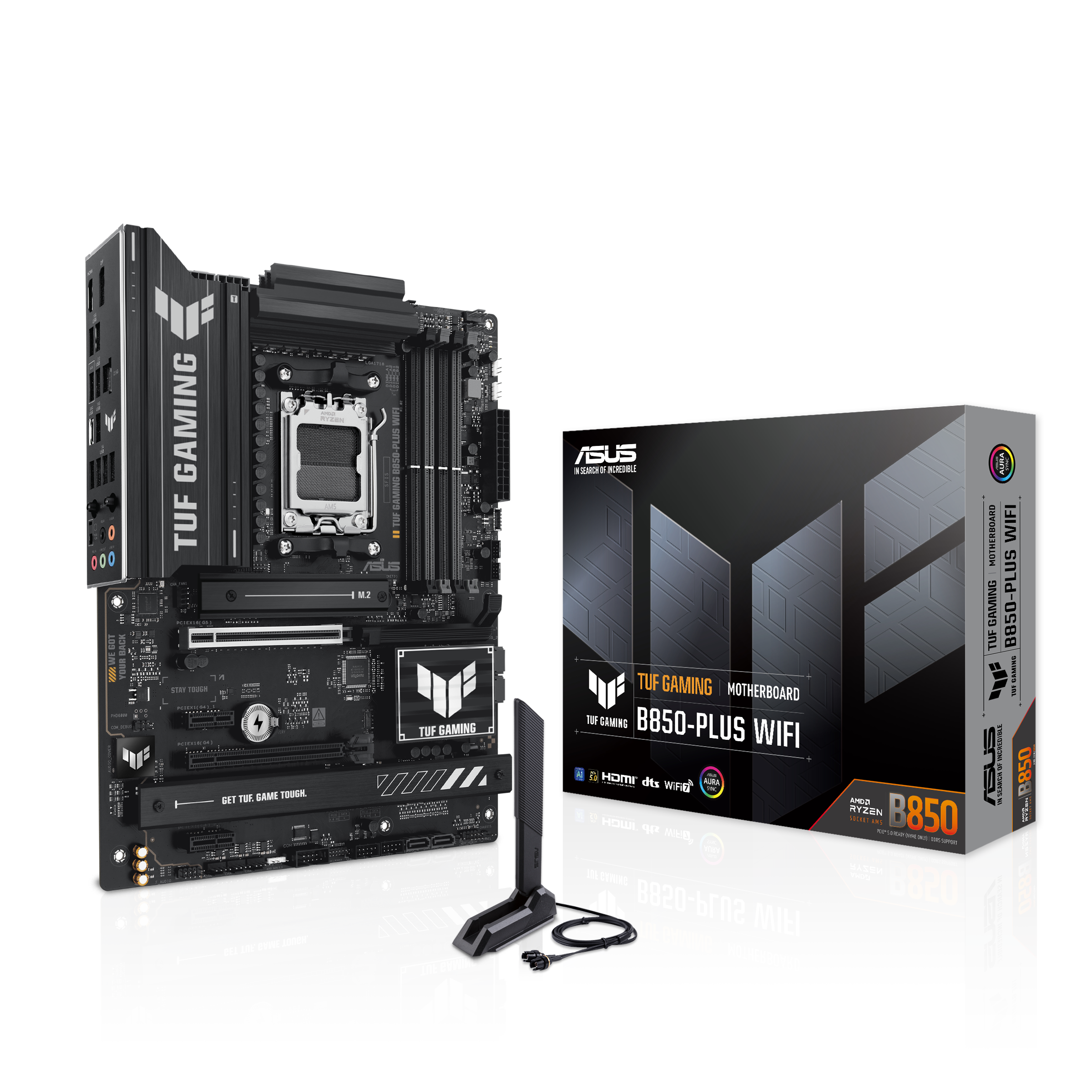 ASUS TUF Gaming B850-Plus WiFi motherboard, socket AM5, AMD B850, ATX, DDR5 : image 1