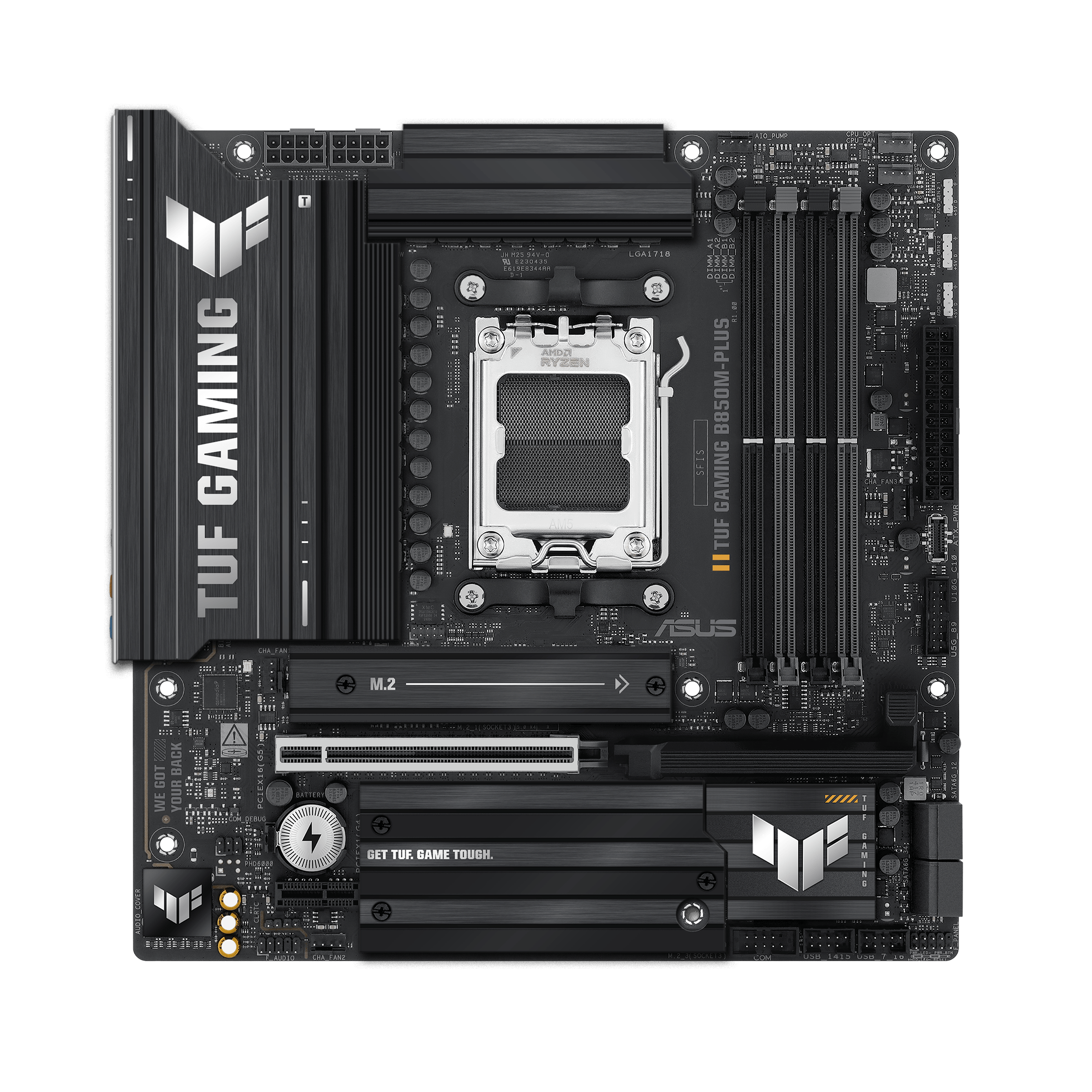 ASUS TUF Gaming B850M-Plus motherboard, socket AM5, AMD B850, Micro-ATX, DDR5