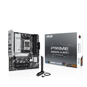 ASUS PRIME B840M-A WiFi motherboard, socket AM5, AMD B840, Micro-ATX, DDR5