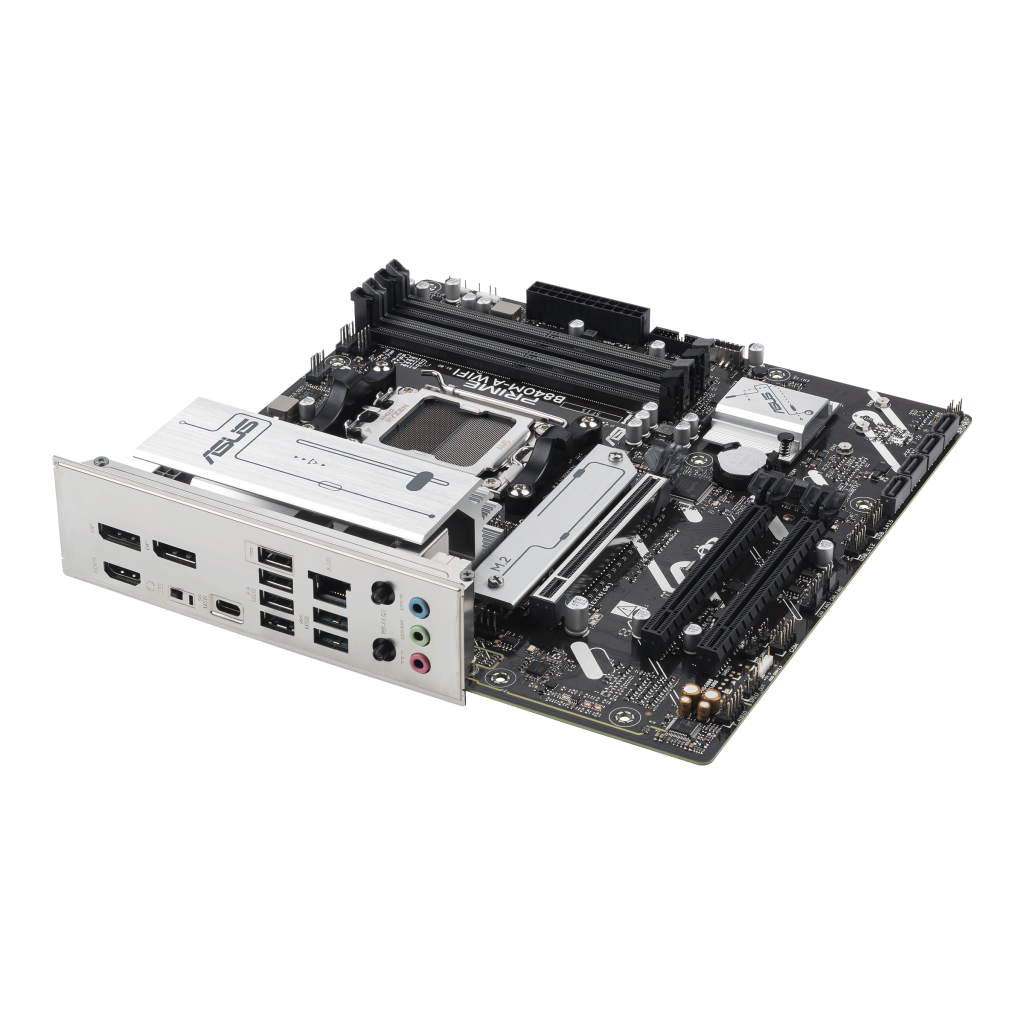 ASUS PRIME B840M-A WiFi motherboard, socket AM5, AMD B840, Micro-ATX, DDR5