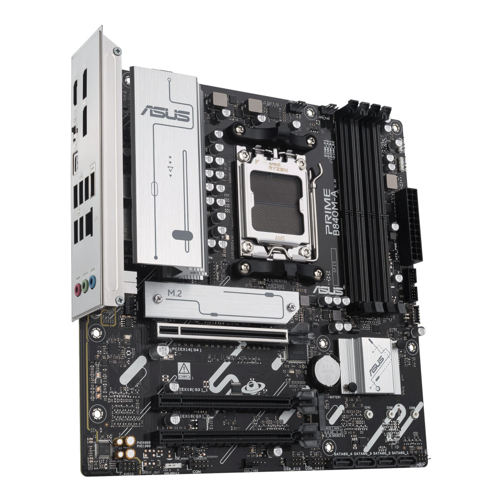 ASUS PRIME B840M-A motherboard, socket AM5, AMD B840, Micro-ATX, DDR5 : image 4