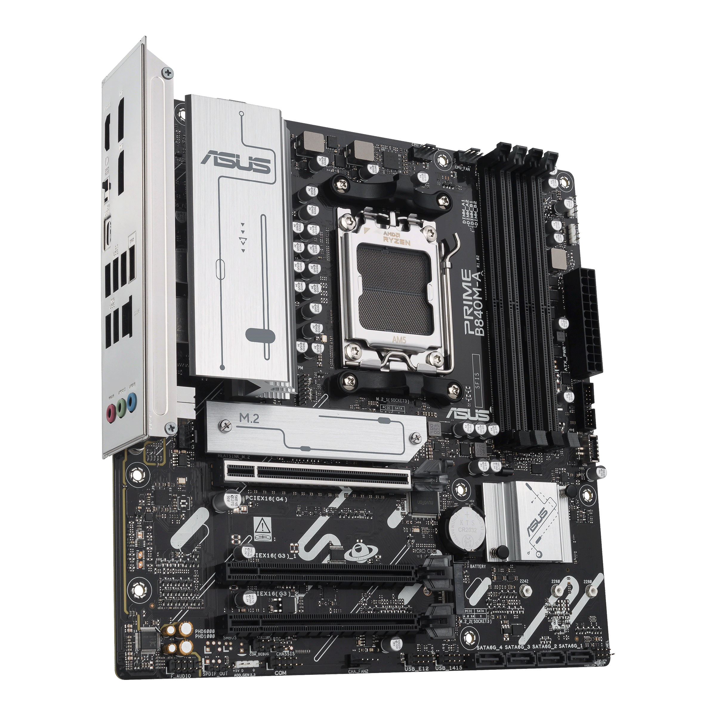ASUS PRIME B840M-A motherboard, socket AM5, AMD B840, Micro-ATX, DDR5 : image 4