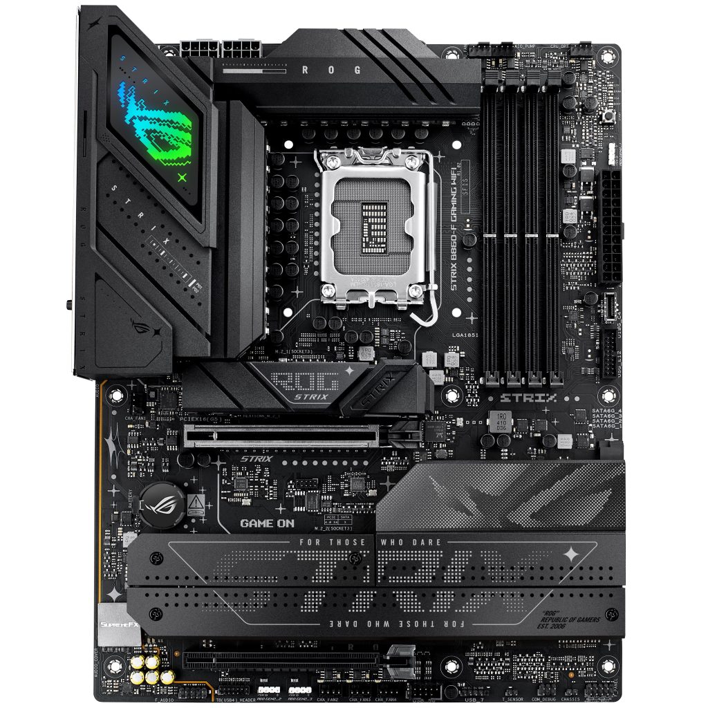 ASUS ROG Strix B860-F Gaming WiFi motherboard, socket LGA 1851, Intel B860, ATX, DDR5