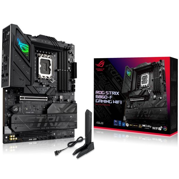 ASUS ROG Strix B860-F Gaming WiFi motherboard, socket LGA 1851, Intel B860, ATX, DDR5