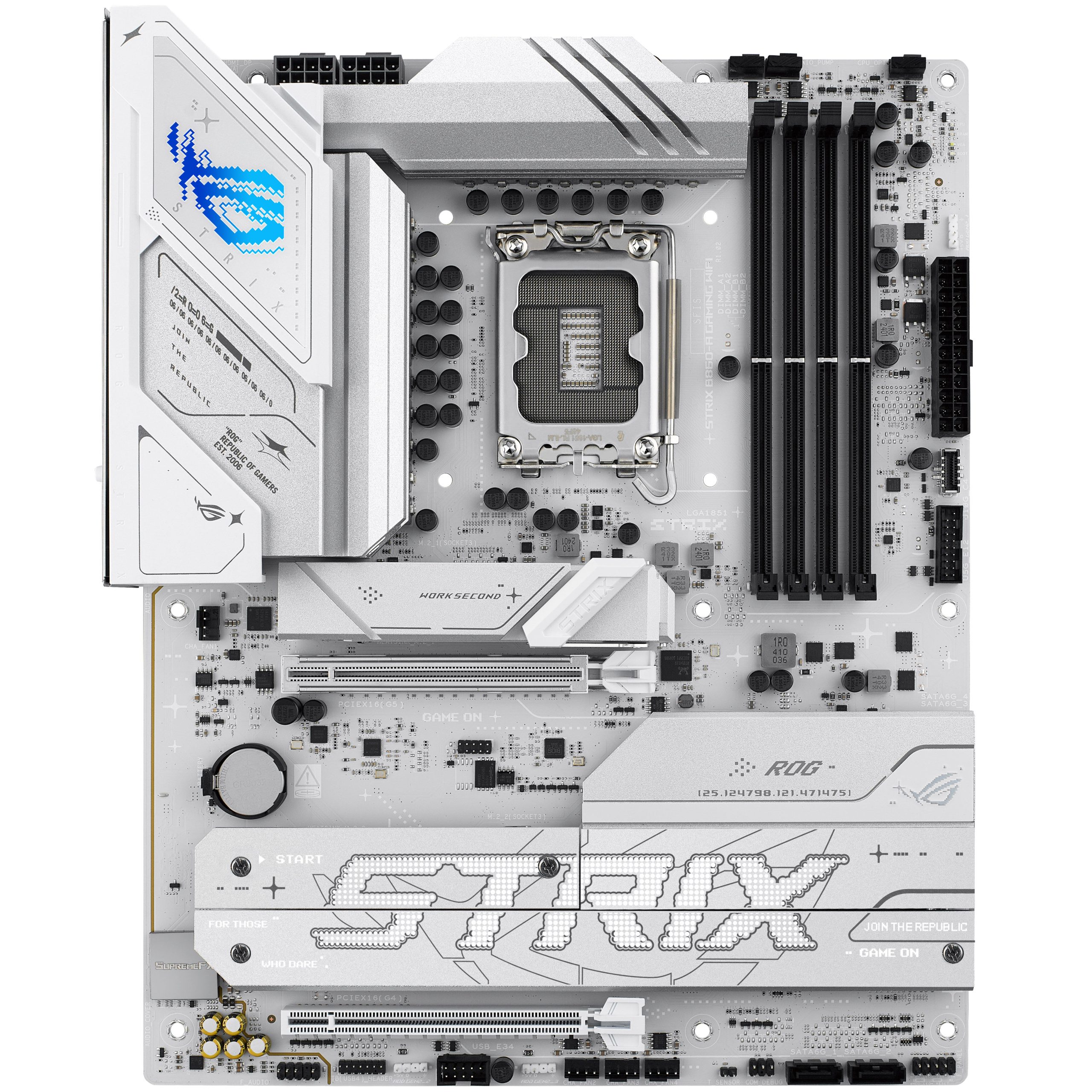 ASUS ROG Strix B860-A Gaming WiFi motherboard, socket LGA 1851, Intel B860, ATX, DDR5