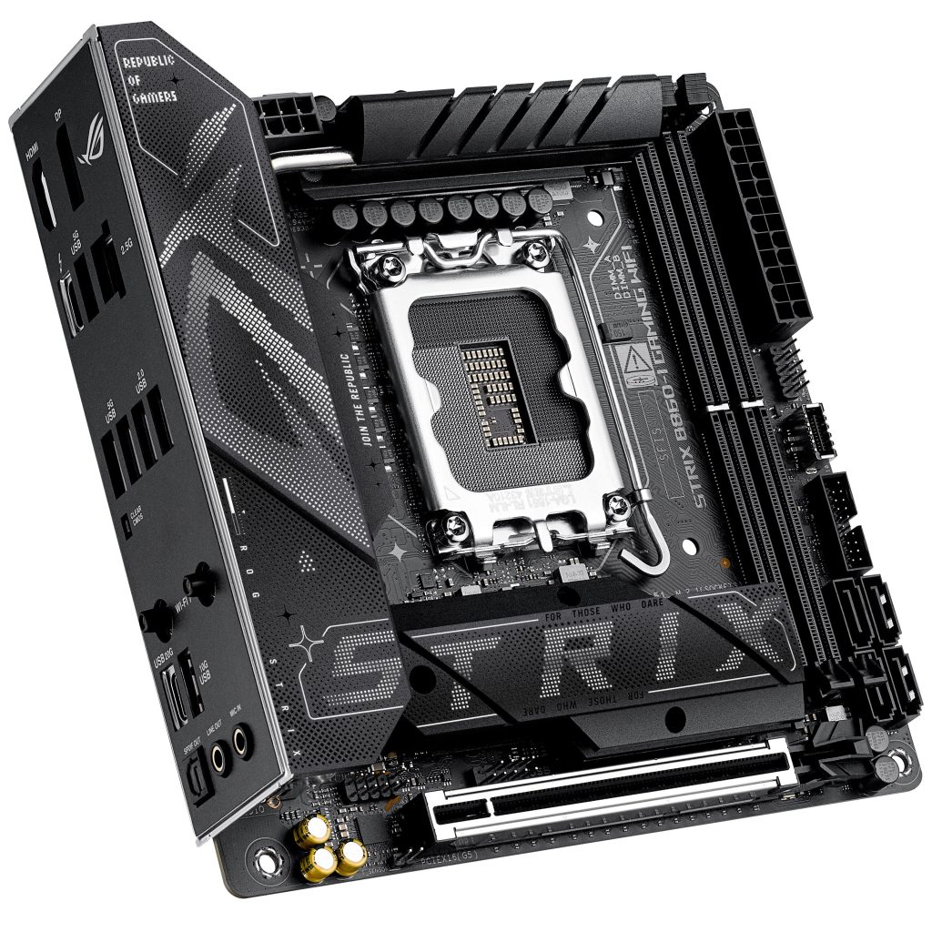 ASUS ROG Strix B860-I Gaming WiFi motherboard, socket LGA 1851, Intel B860, Mini-ITX, DDR5