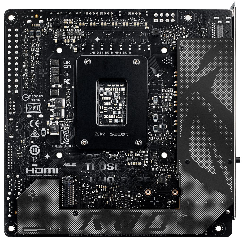 ASUS ROG Strix B860-I Gaming WiFi motherboard, socket LGA 1851, Intel B860, Mini-ITX, DDR5