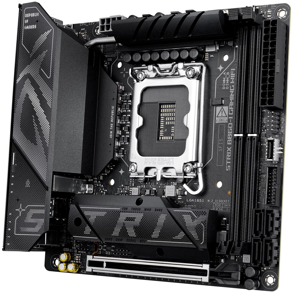 ASUS ROG Strix B860-I Gaming WiFi motherboard, socket LGA 1851, Intel B860, Mini-ITX, DDR5