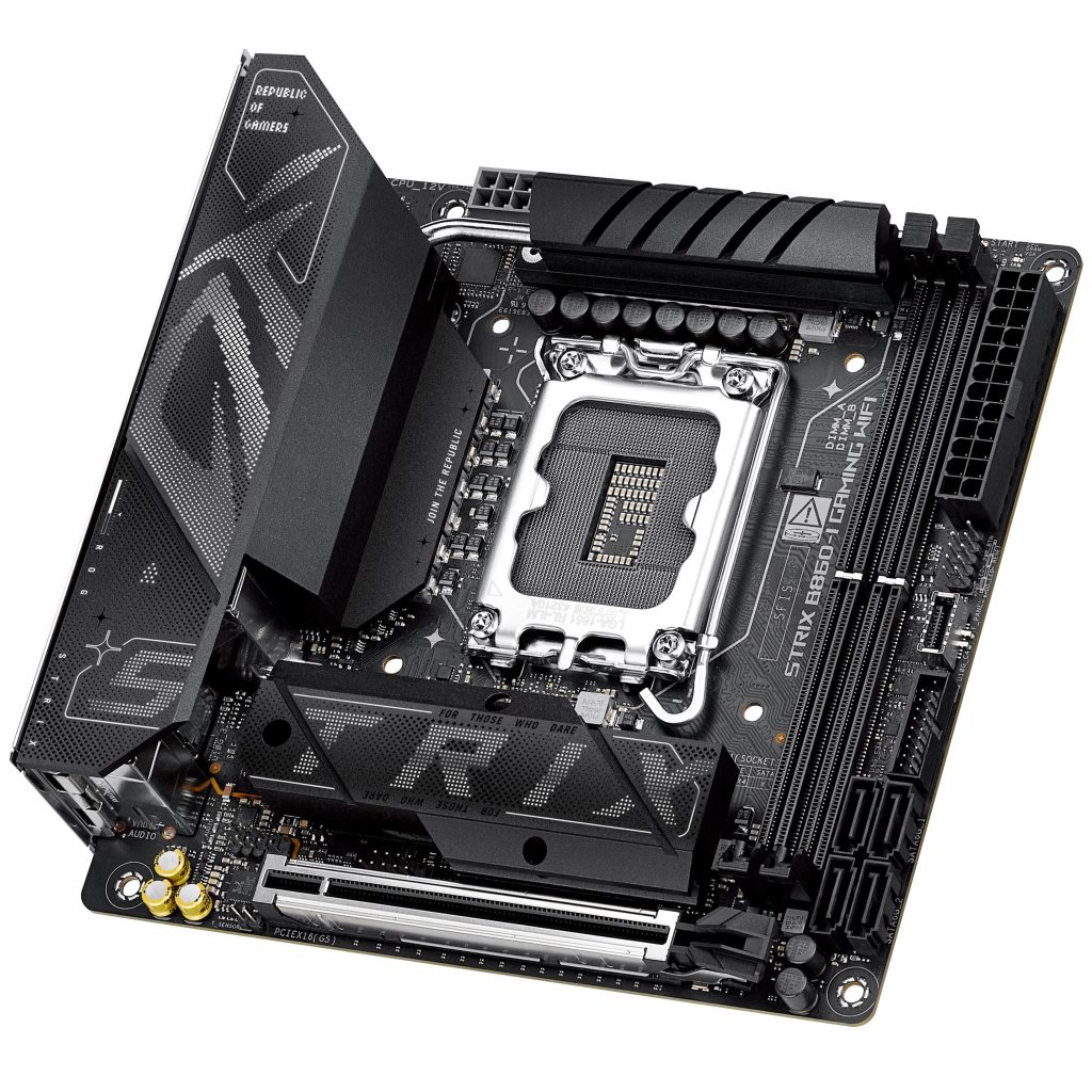 ASUS ROG Strix B860-I Gaming WiFi motherboard, socket LGA 1851, Intel B860, Mini-ITX, DDR5