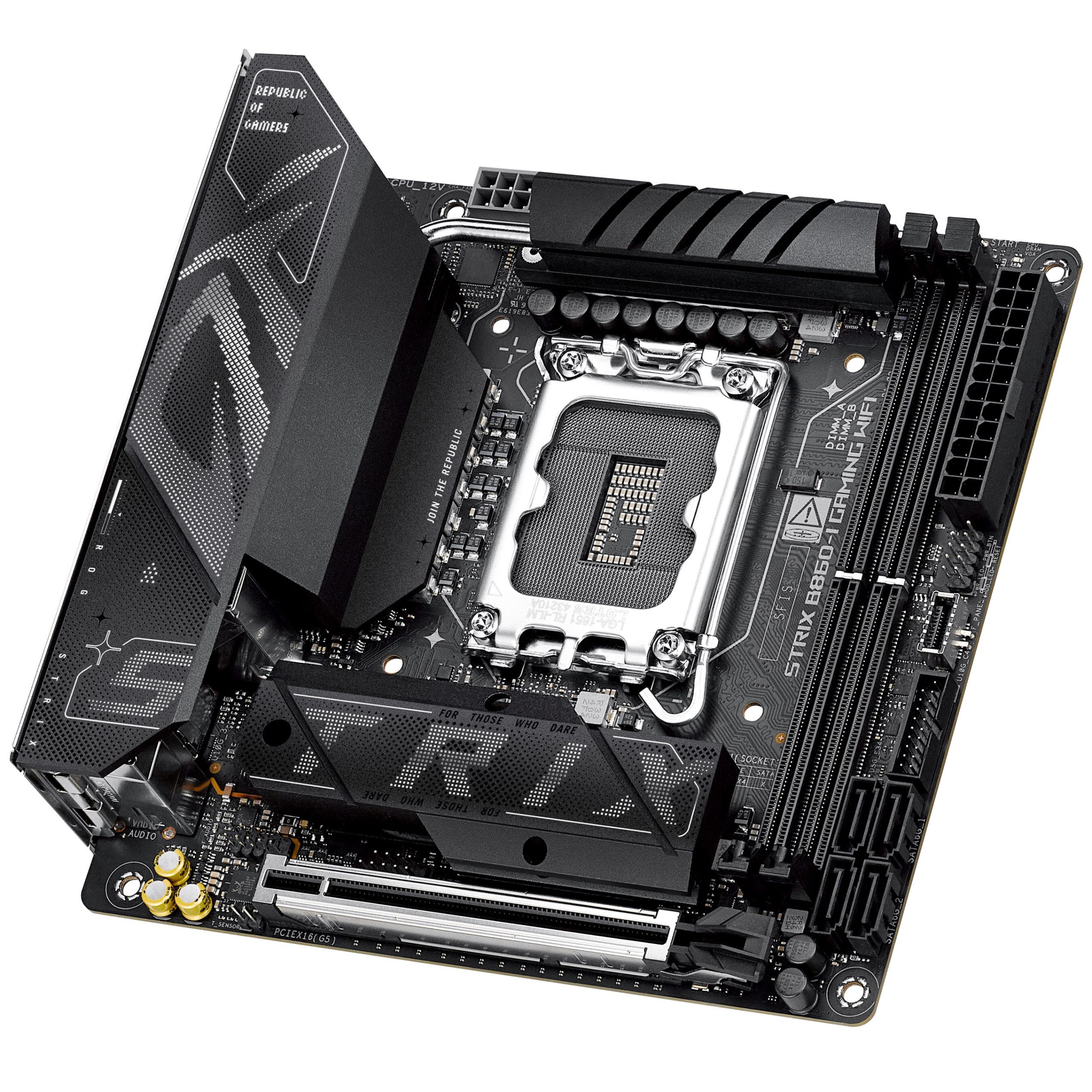 ASUS ROG Strix B860-I Gaming WiFi motherboard, socket LGA 1851, Intel B860, Mini-ITX, DDR5