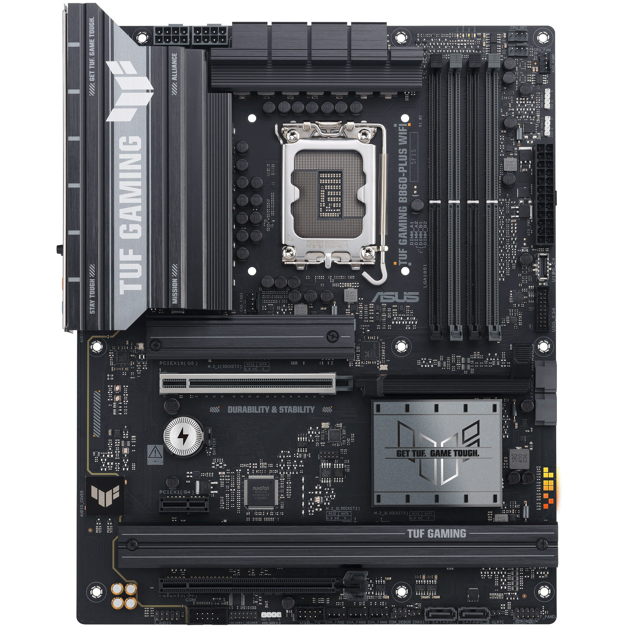 ASUS TUF Gaming B860-Plus WiFi motherboard, socket LGA 1851, Intel B860, ATX, DDR5 : image 3