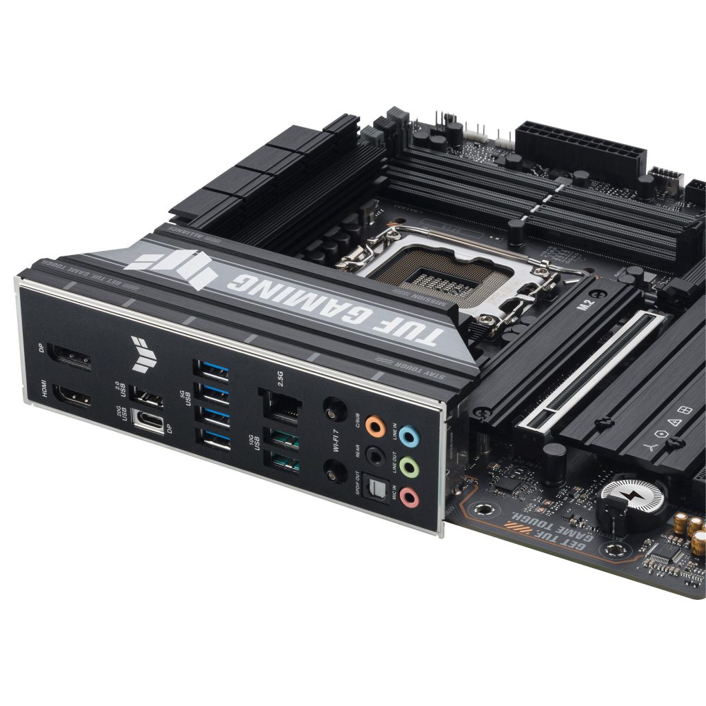 ASUS TUF Gaming B860M-Plus WiFi motherboard, LGA 1851, Intel B860, mATX, DDR5