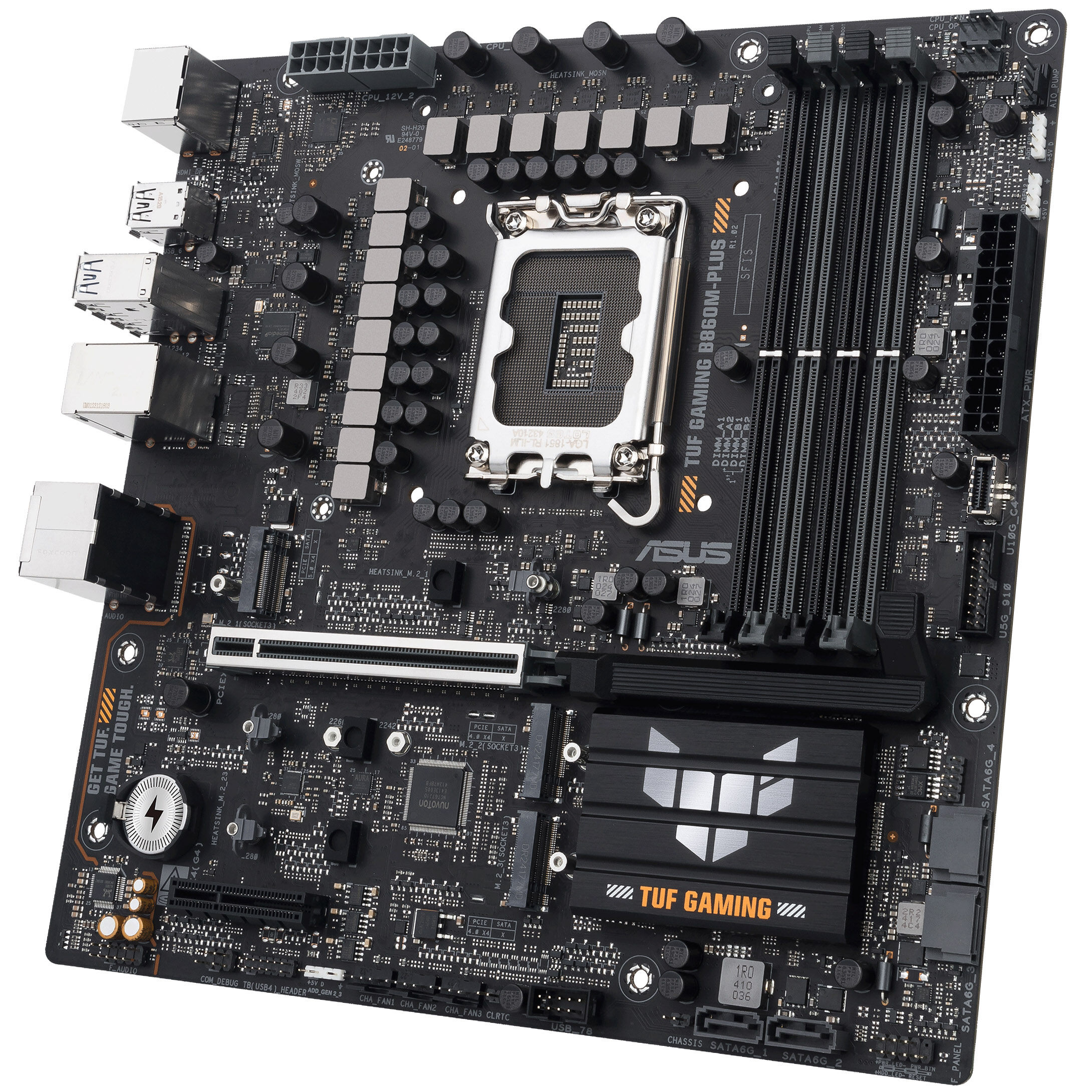 ASUS TUF Gaming B860M-Plus motherboard, socket LGA 1851, Intel B860, Micro-ATX, DDR5 : image 7