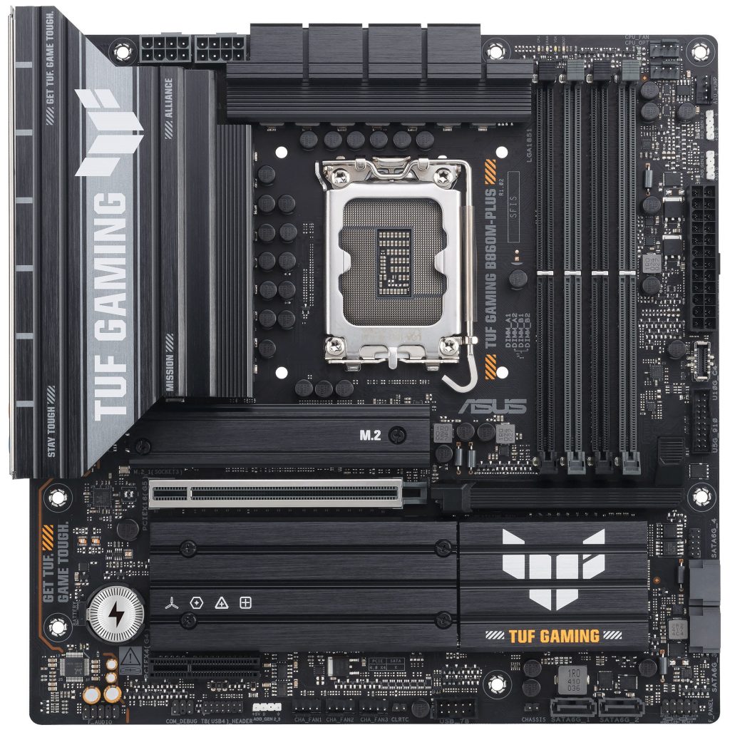 ASUS TUF Gaming B860M-Plus motherboard, socket LGA 1851, Intel B860, Micro-ATX, DDR5 : image 3