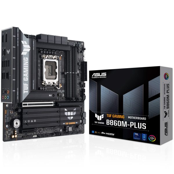 ASUS TUF Gaming B860M-Plus motherboard, socket LGA 1851, Intel B860, Micro-ATX, DDR5