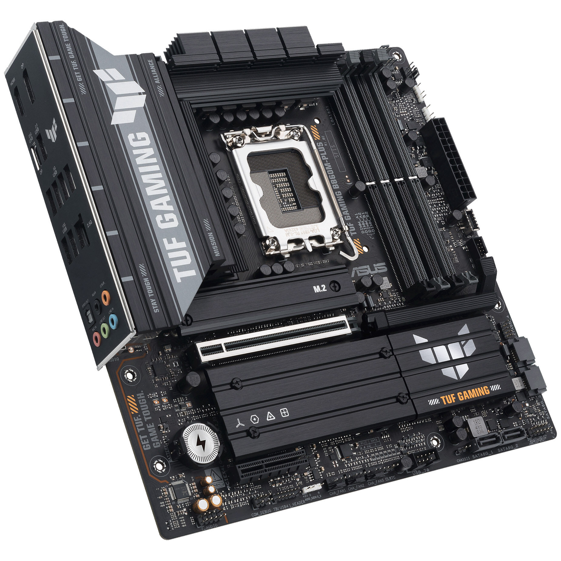 ASUS TUF Gaming B860M-Plus motherboard, socket LGA 1851, Intel B860, Micro-ATX, DDR5 : image 2