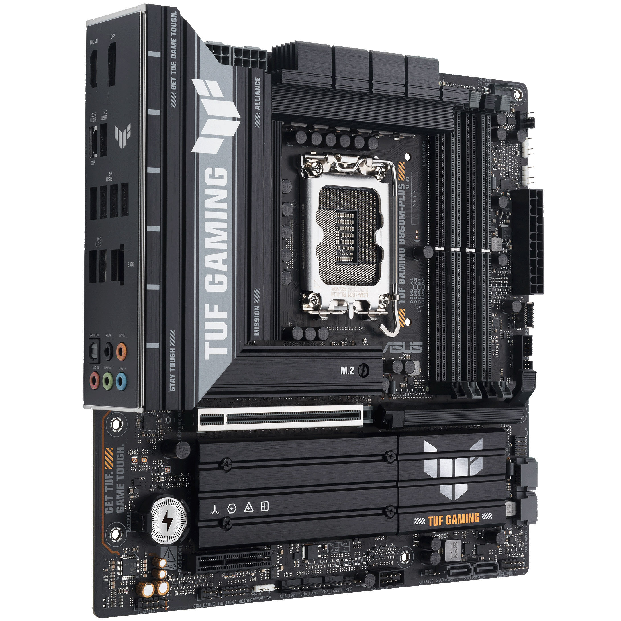 ASUS TUF Gaming B860M-Plus motherboard, socket LGA 1851, Intel B860, Micro-ATX, DDR5 : image 8