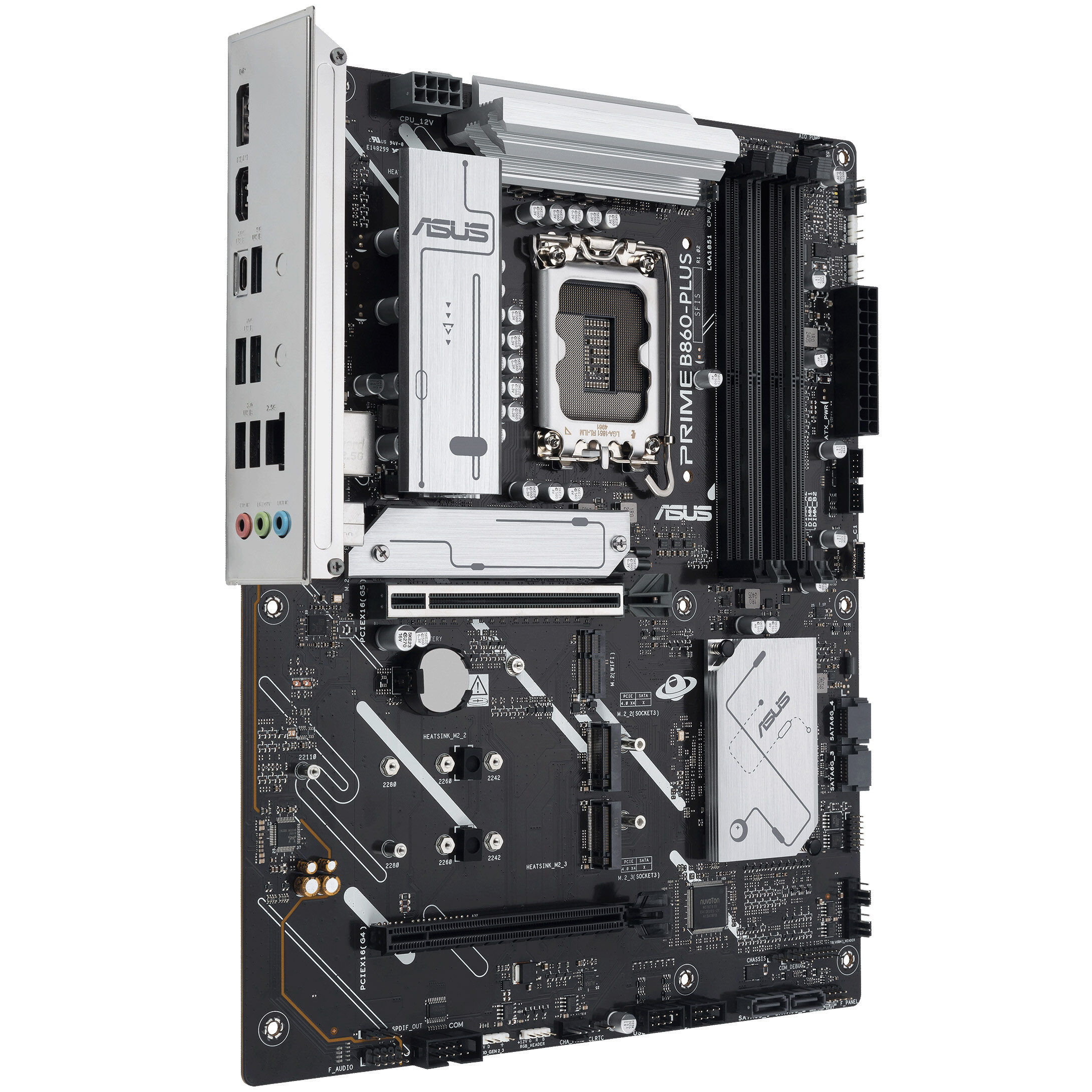 ASUS Prime B860-Plus motherboard, socket LGA 1851, Intel B860, ATX, DDR5