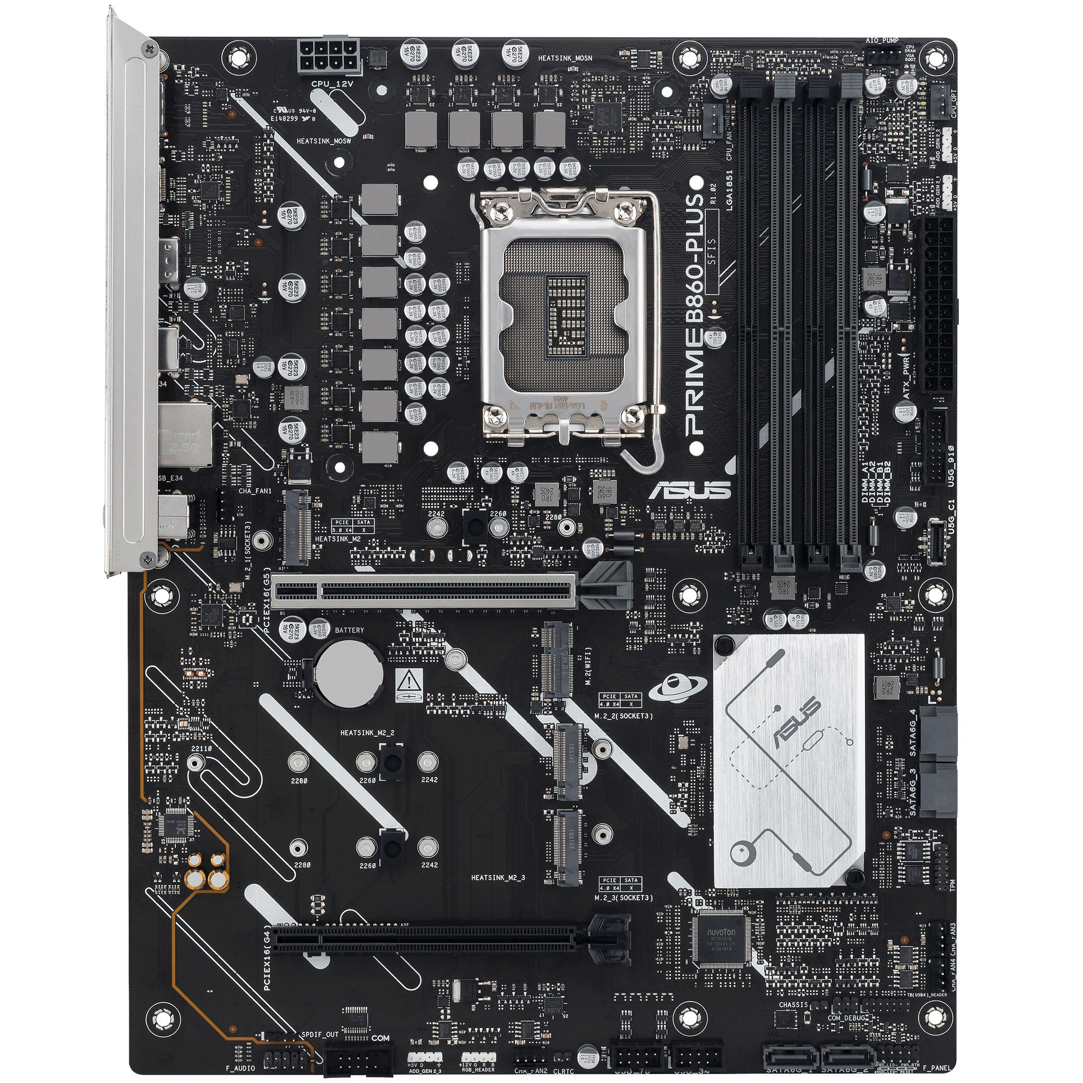 ASUS Prime B860-Plus motherboard, socket LGA 1851, Intel B860, ATX, DDR5