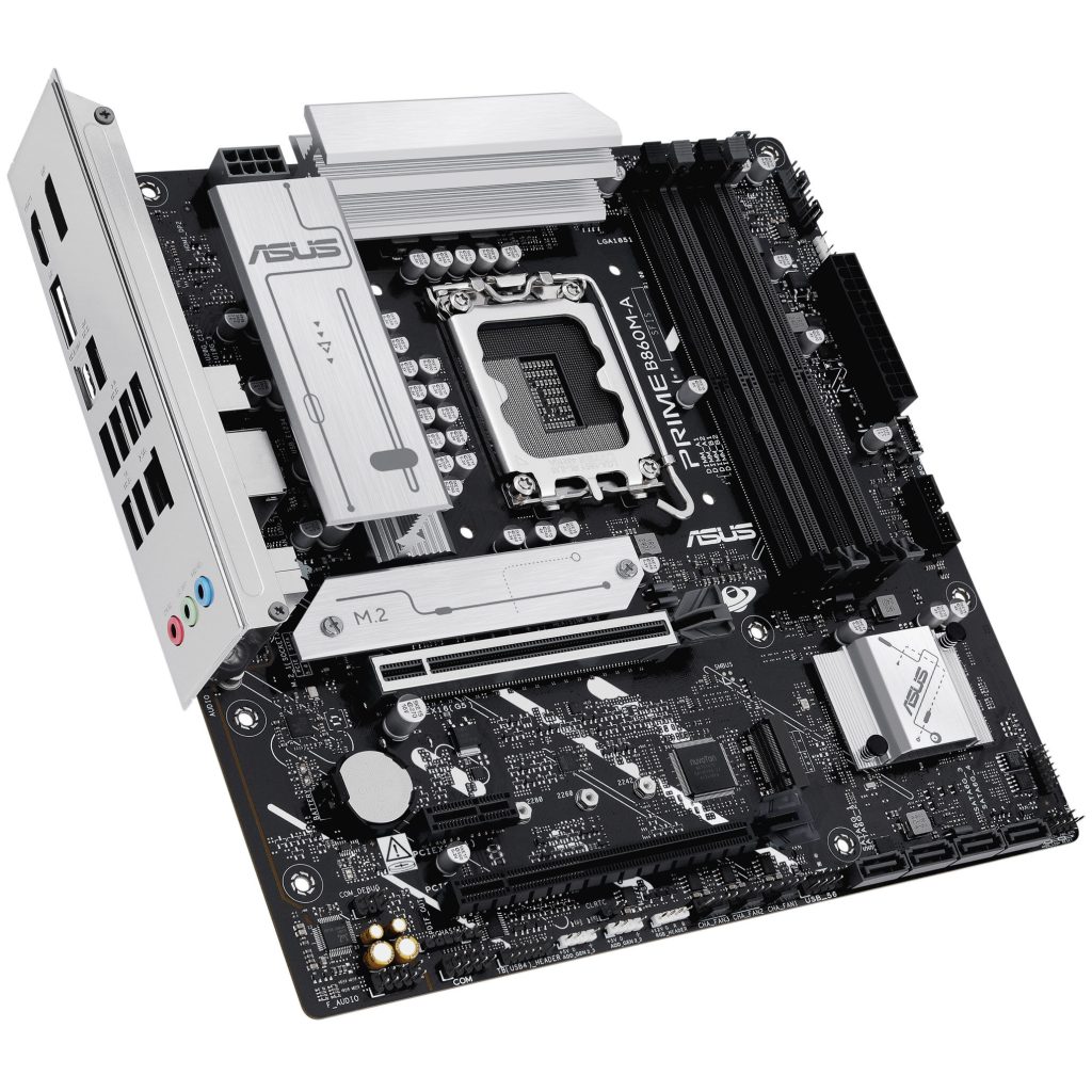 ASUS Prime B860M-A motherboard, socket LGA 1851, Intel B860, Micro-ATX, DDR5