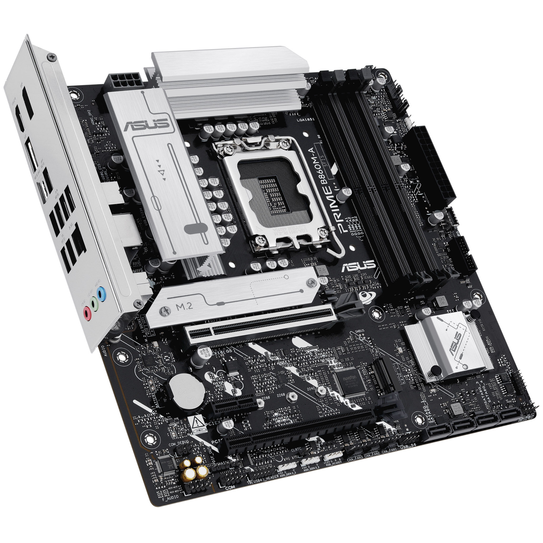 ASUS Prime B860M-A motherboard, socket LGA 1851, Intel B860, Micro-ATX, DDR5