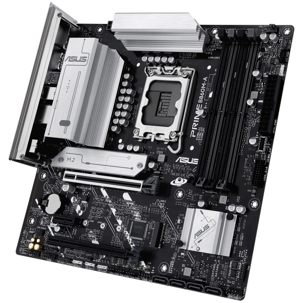 ASUS Prime B860M-A motherboard, socket LGA 1851, Intel B860, Micro-ATX, DDR5
