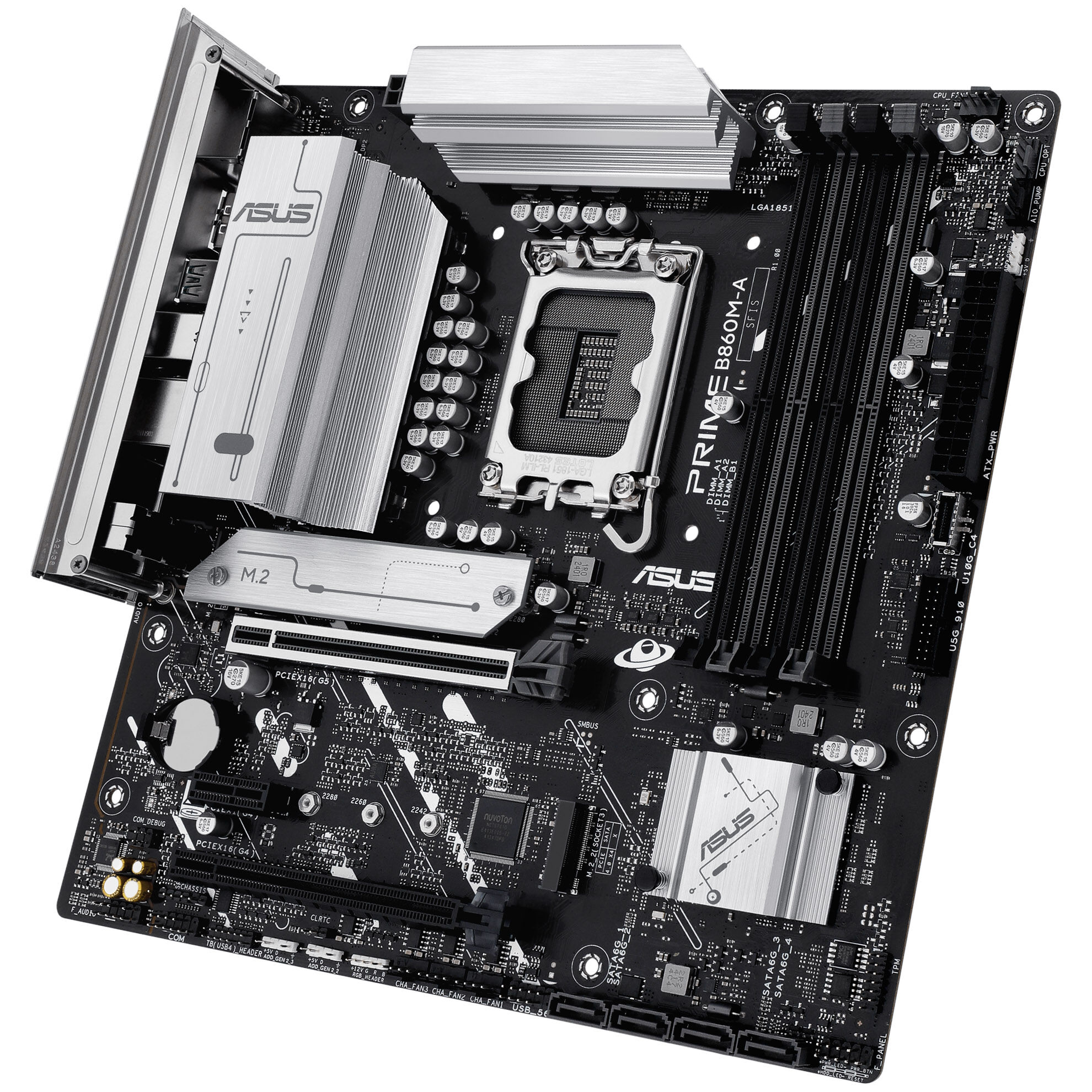 ASUS Prime B860M-A motherboard, socket LGA 1851, Intel B860, Micro-ATX, DDR5