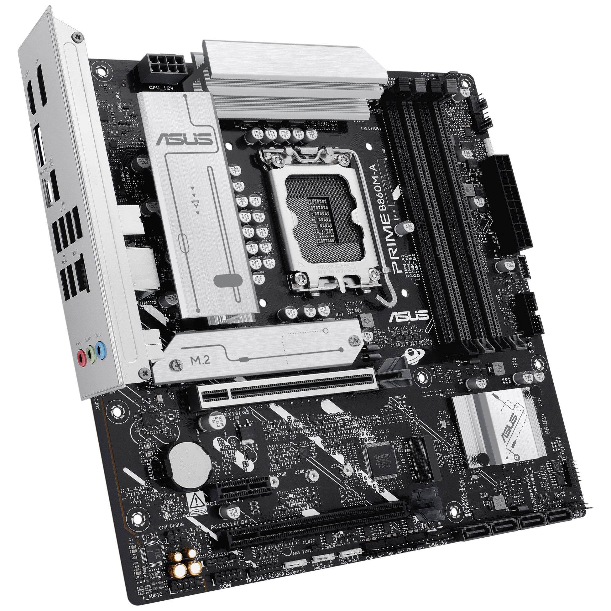 ASUS Prime B860M-A motherboard, socket LGA 1851, Intel B860, Micro-ATX, DDR5