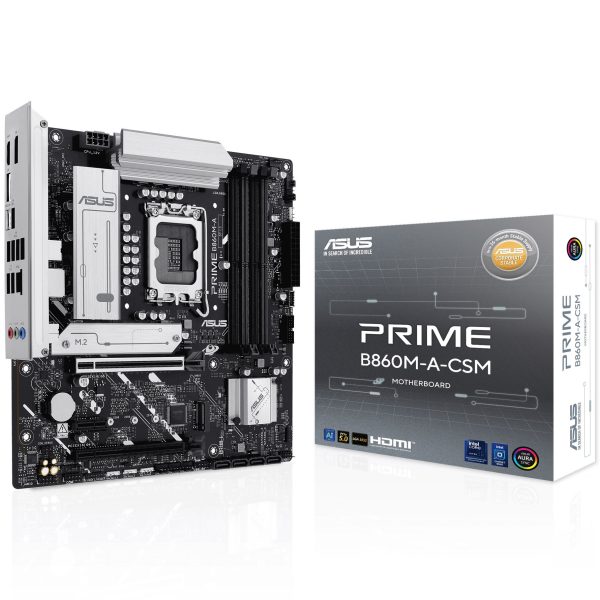 ASUS Prime B860M-A motherboard, socket LGA 1851, Intel B860, Micro-ATX, DDR5