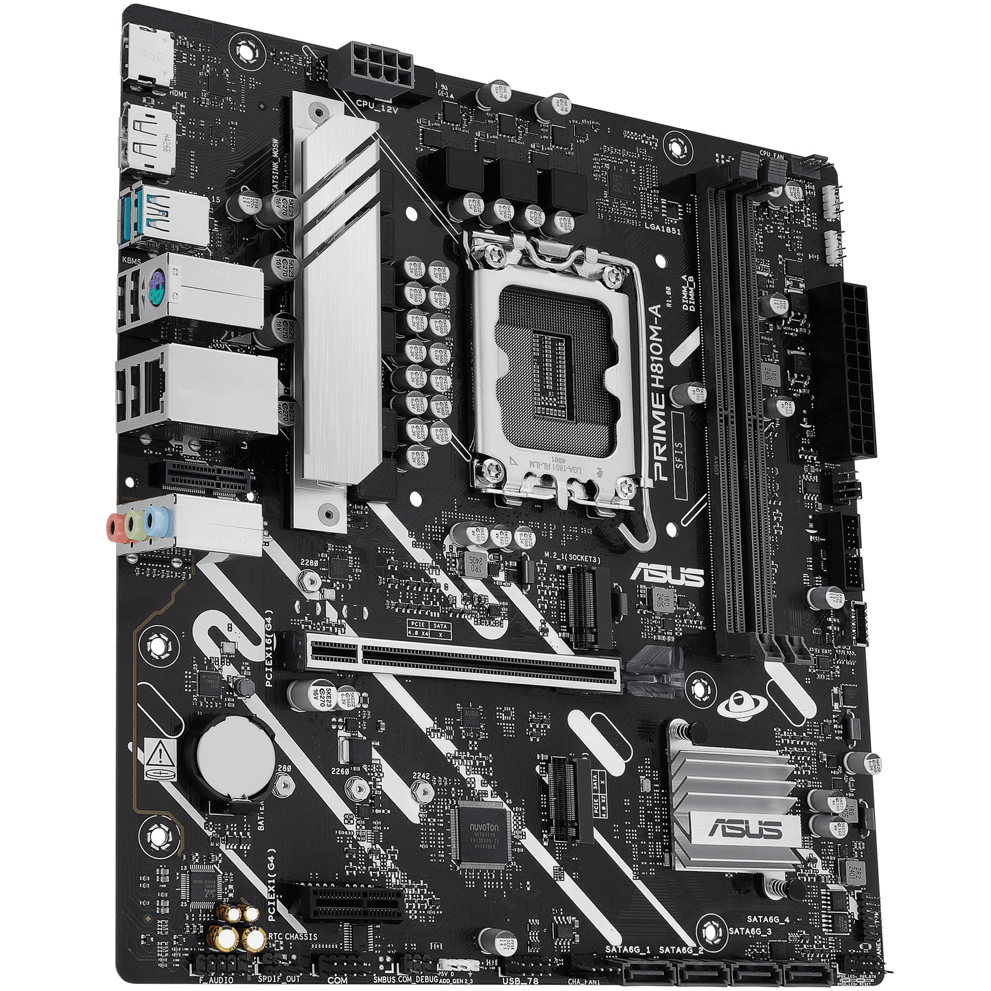 ASUS Prime B810M-A-CSM motherboard, socket LGA 1851, Intel H810, mATX, DDR5