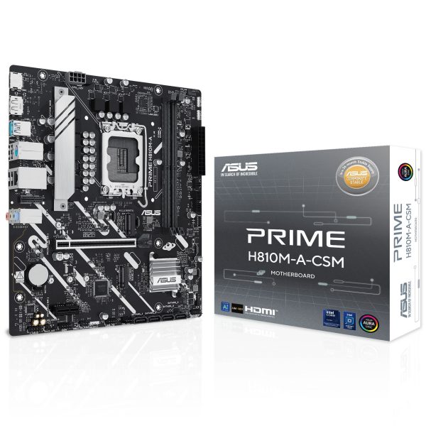ASUS Prime B810M-A-CSM motherboard, socket LGA 1851, Intel H810, mATX, DDR5