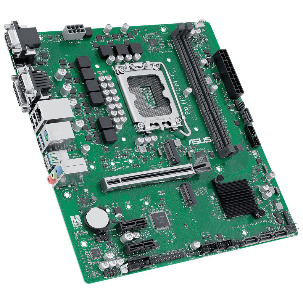 ASUS Pro B810M-C-CSM motherboard, socket LGA 1851, Intel H810, mATX, DDR5
