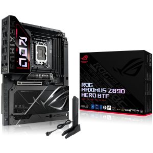 ASUS ROG Maximus Z890 Hero BTF Mainboard, Socket LGA 1851, Intel Z890, ATX, DDR5