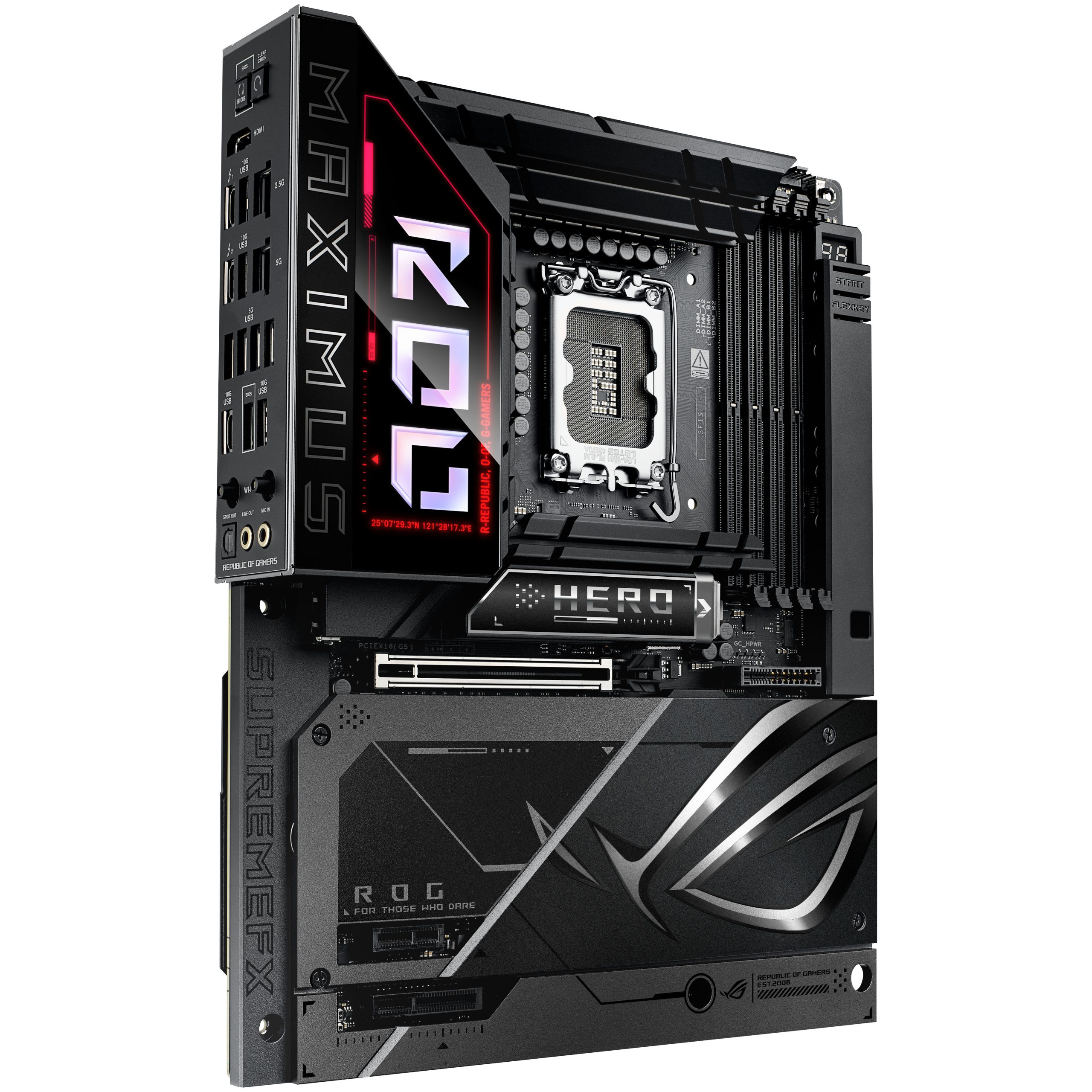 ASUS ROG Maximus Z890 Hero BTF Mainboard, Socket LGA 1851, Intel Z890, ATX, DDR5