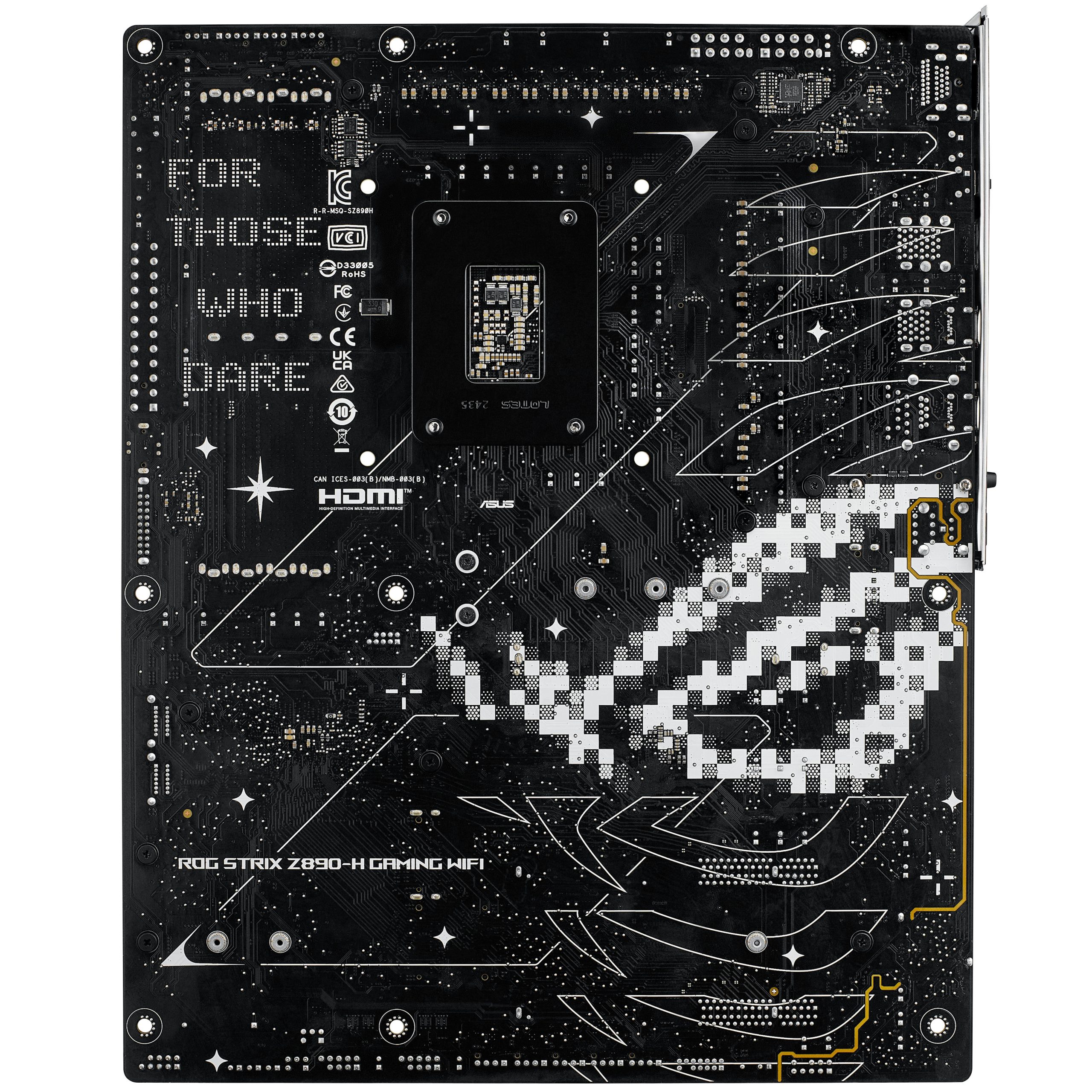 ASUS ROG STRIX Z890-H Gaming WiFi motherboard, socket LGA 1851, Intel Z890, ATX, DDR5